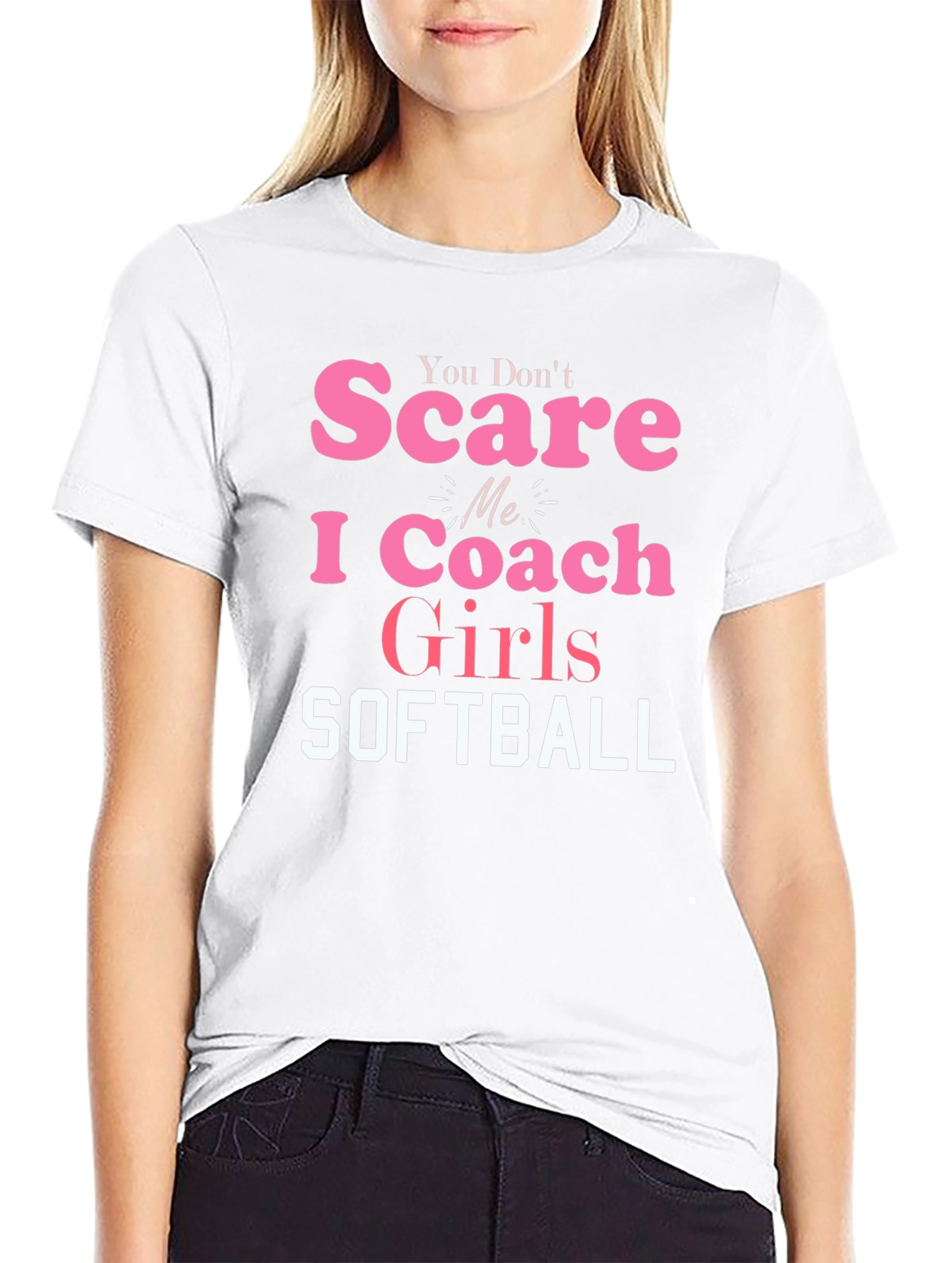 Funny Girls Softball Coach T-Shirt