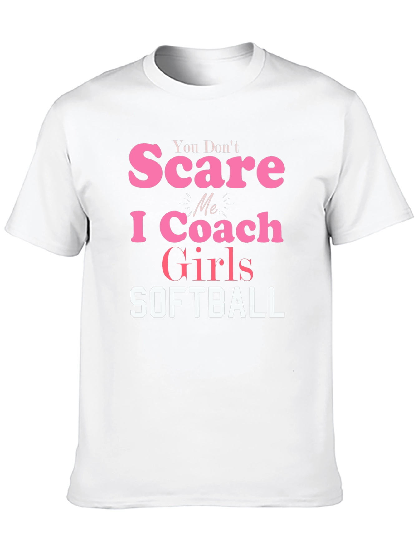 Funny Girls Softball Coach T-Shirt