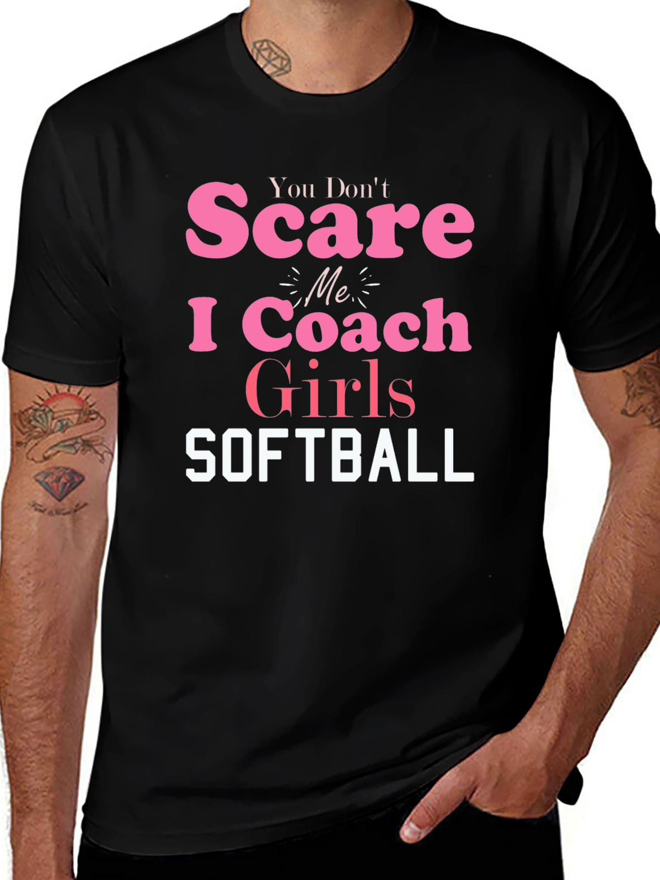 Funny Girls Softball Coach T-Shirt