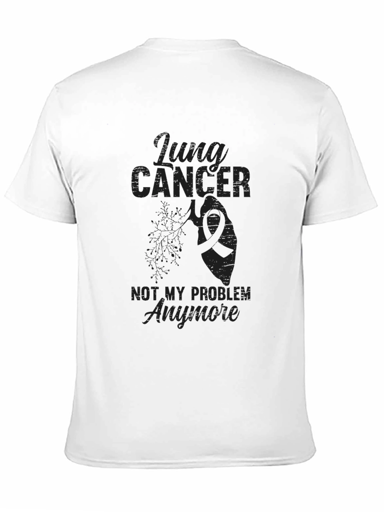 Lung Cancer Survivor T-Shirt Black
