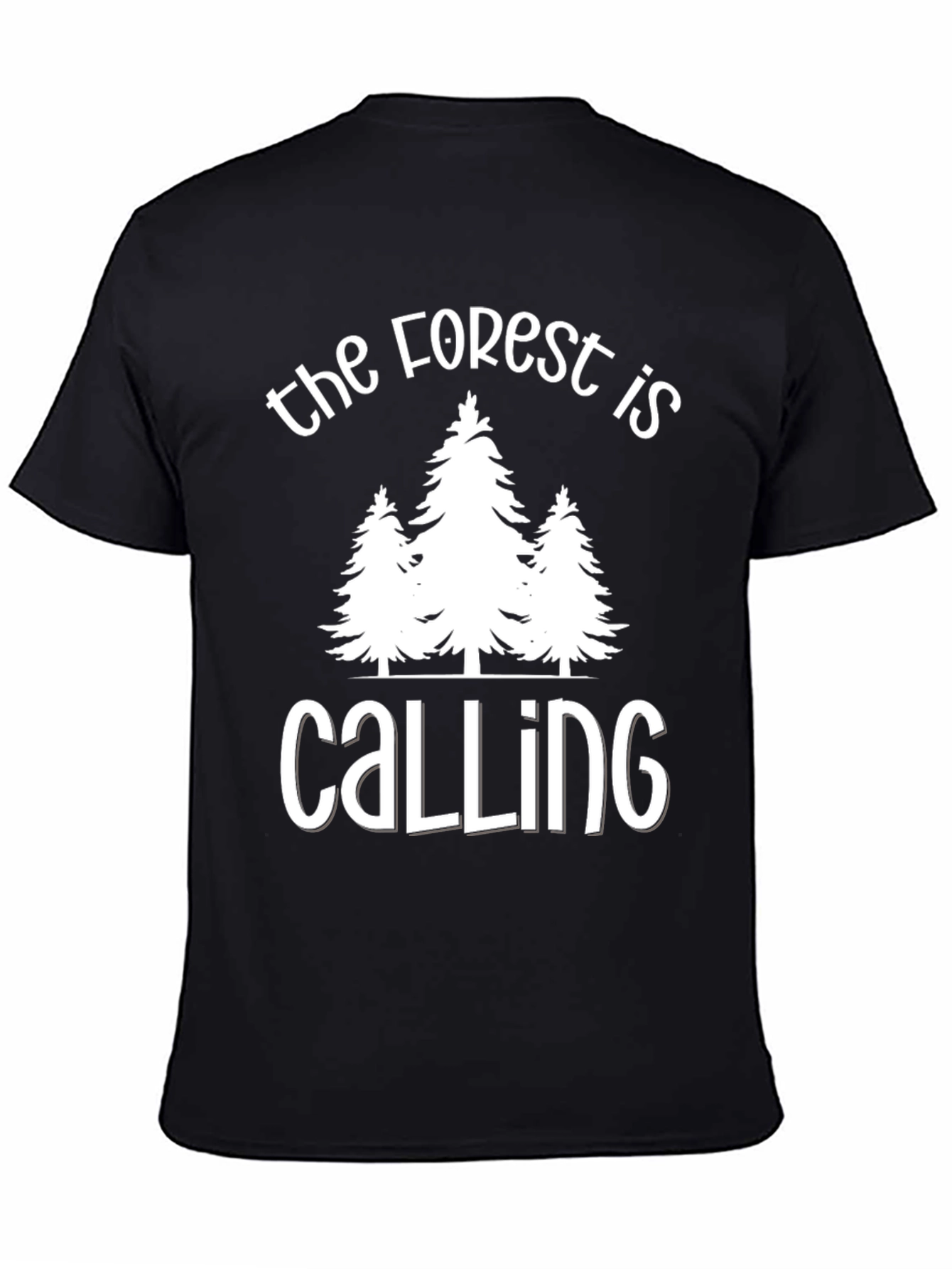 Forest Calling Graphic Tee - Nature Lover T-Shirt