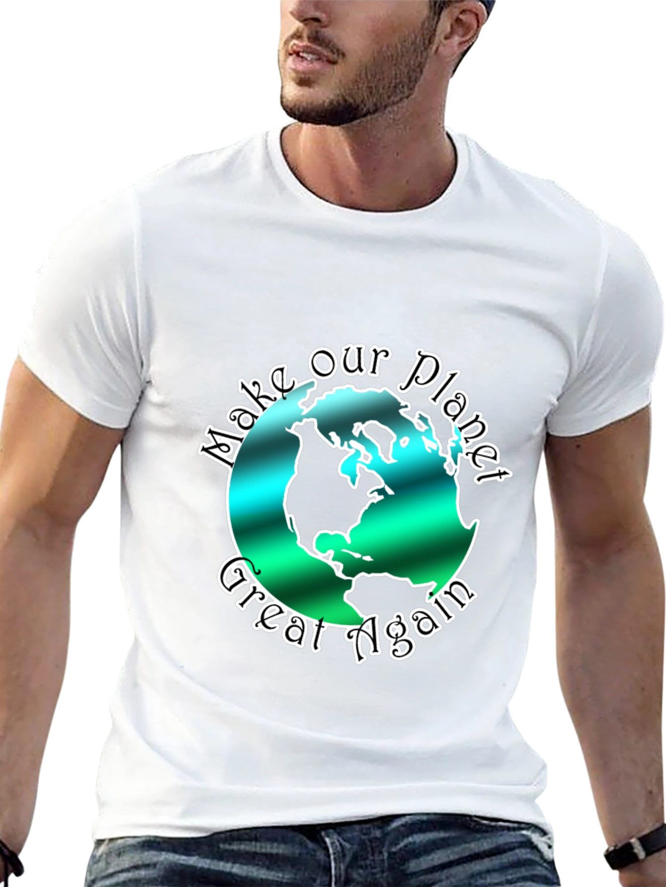 Eco-Friendly Make Our Planet Great Again Graphic Tee