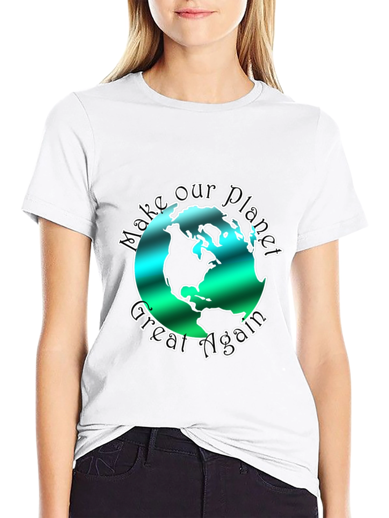 Eco-Friendly Make Our Planet Great Again Graphic Tee
