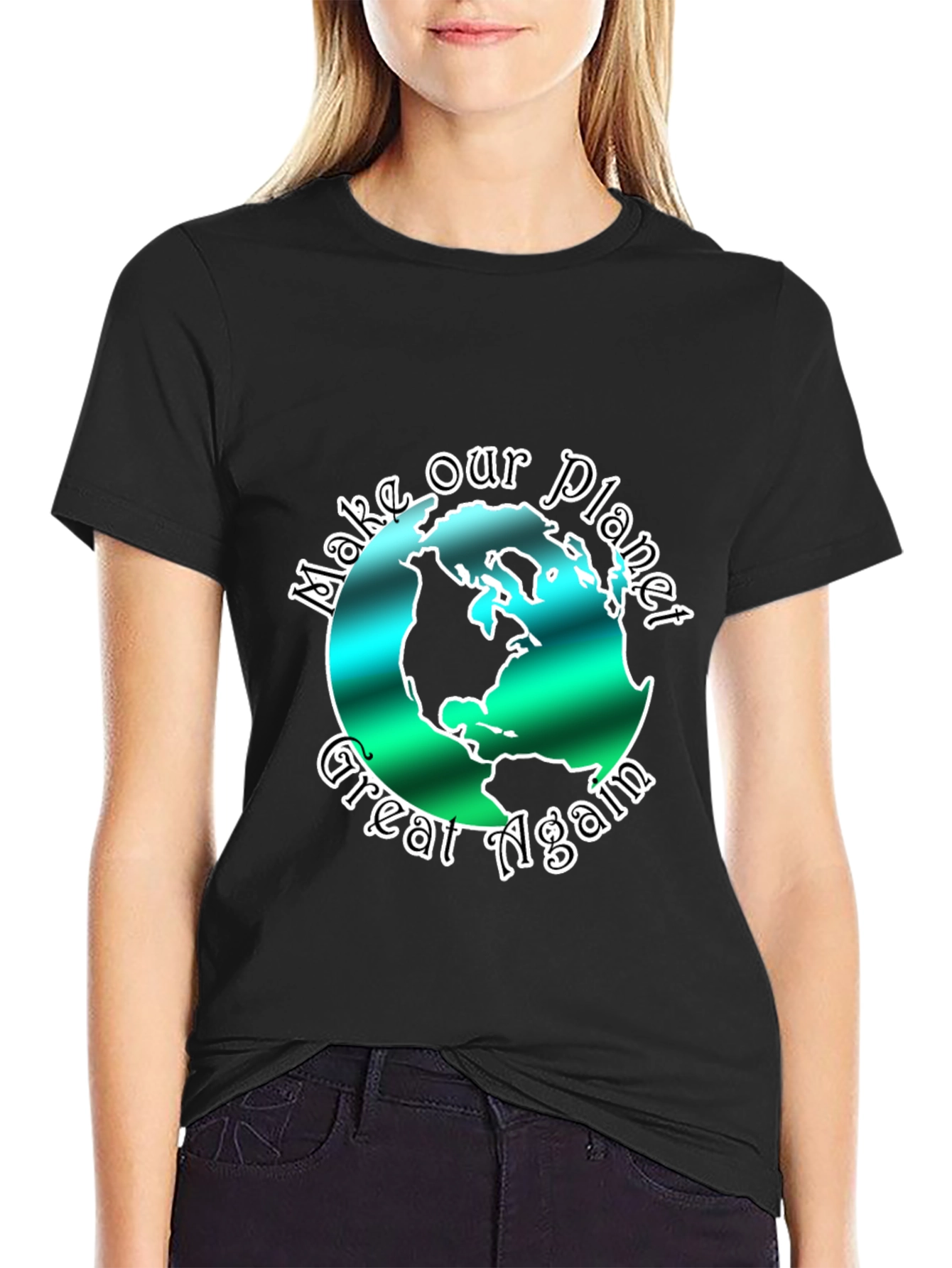 Eco-Friendly Make Our Planet Great Again Graphic Tee