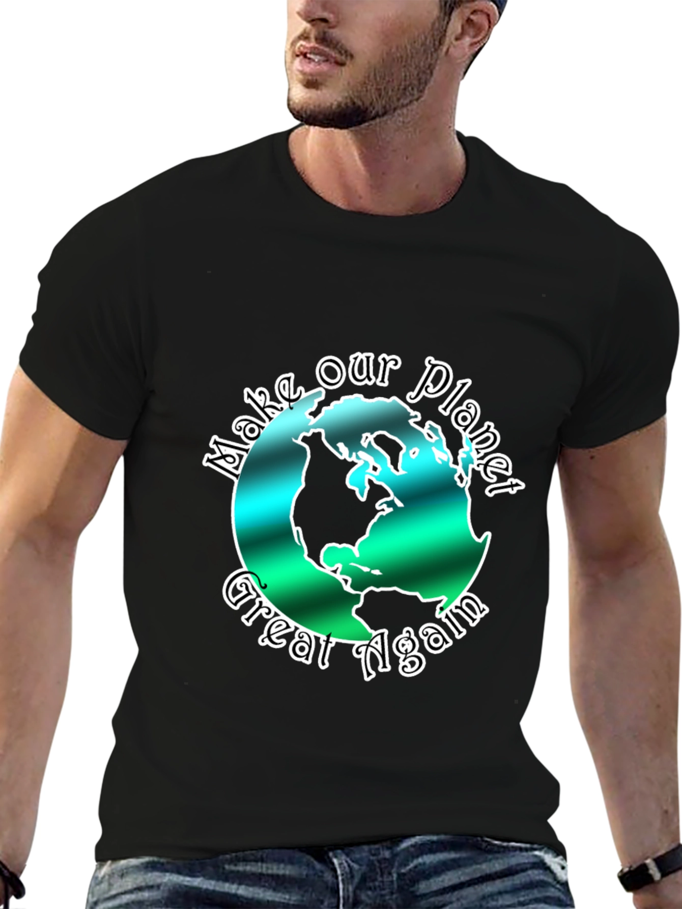 Eco-Friendly Make Our Planet Great Again Graphic Tee