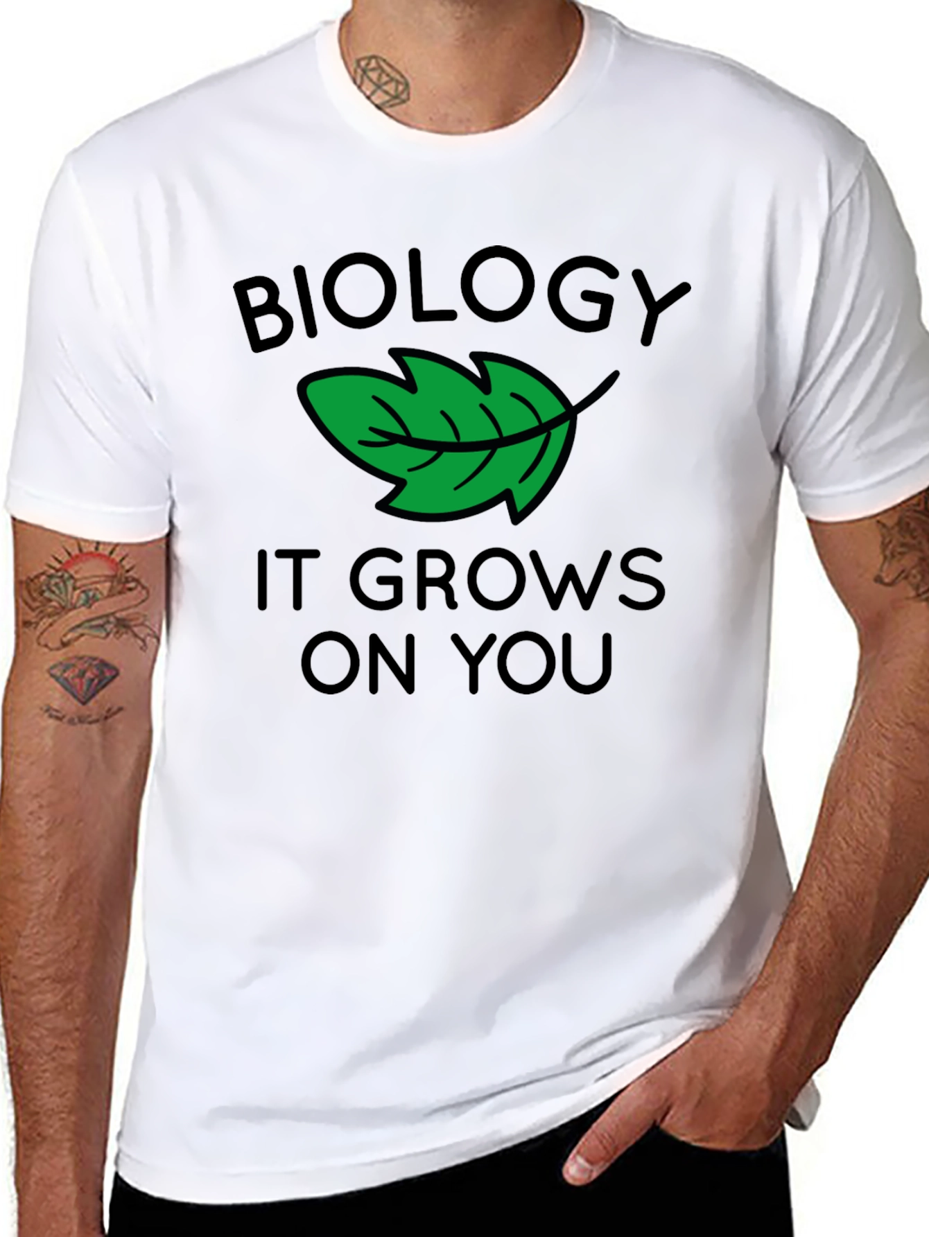 Biology T-Shirt - It Grows On You