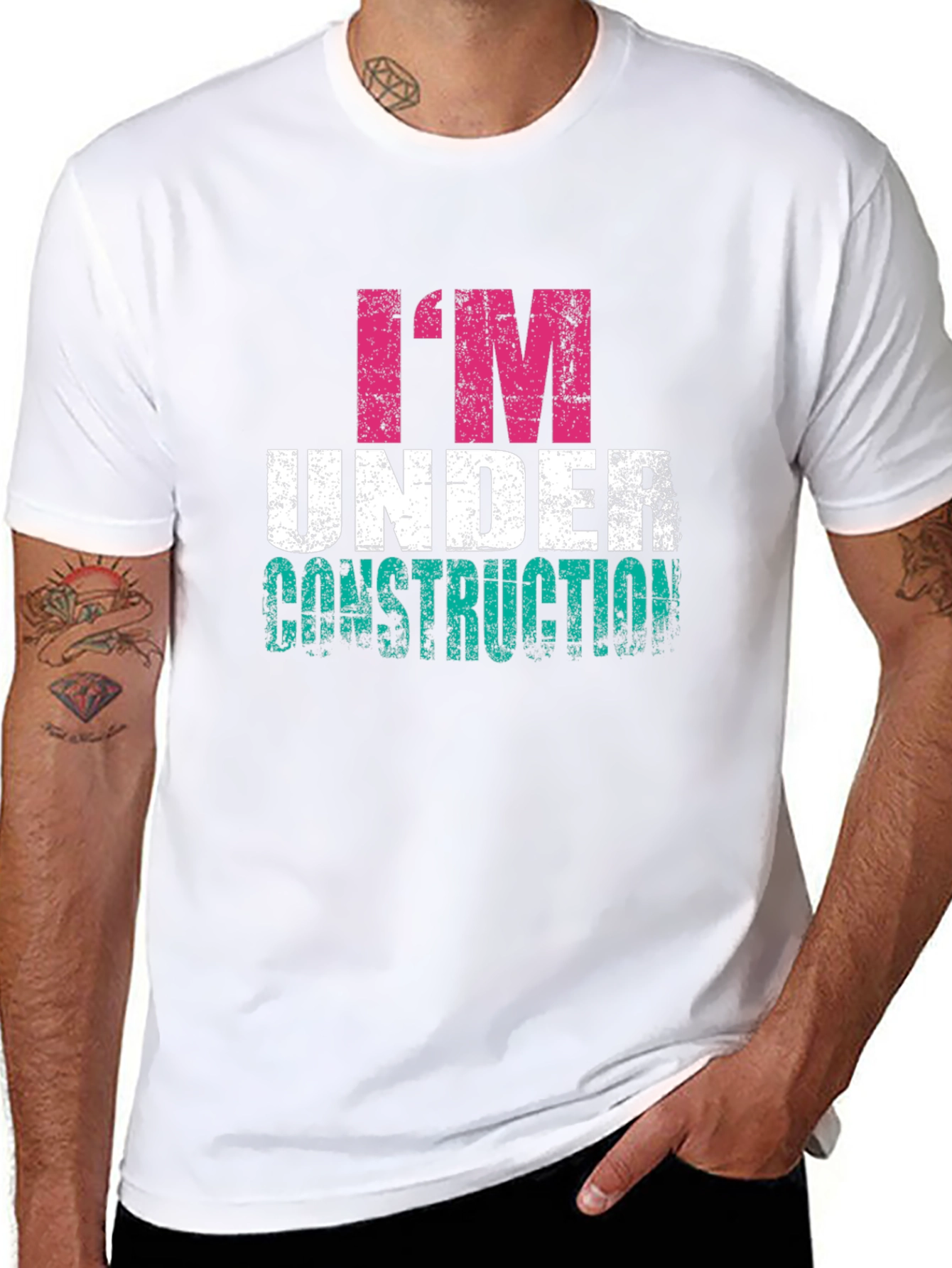Under Construction Graphic Tee
