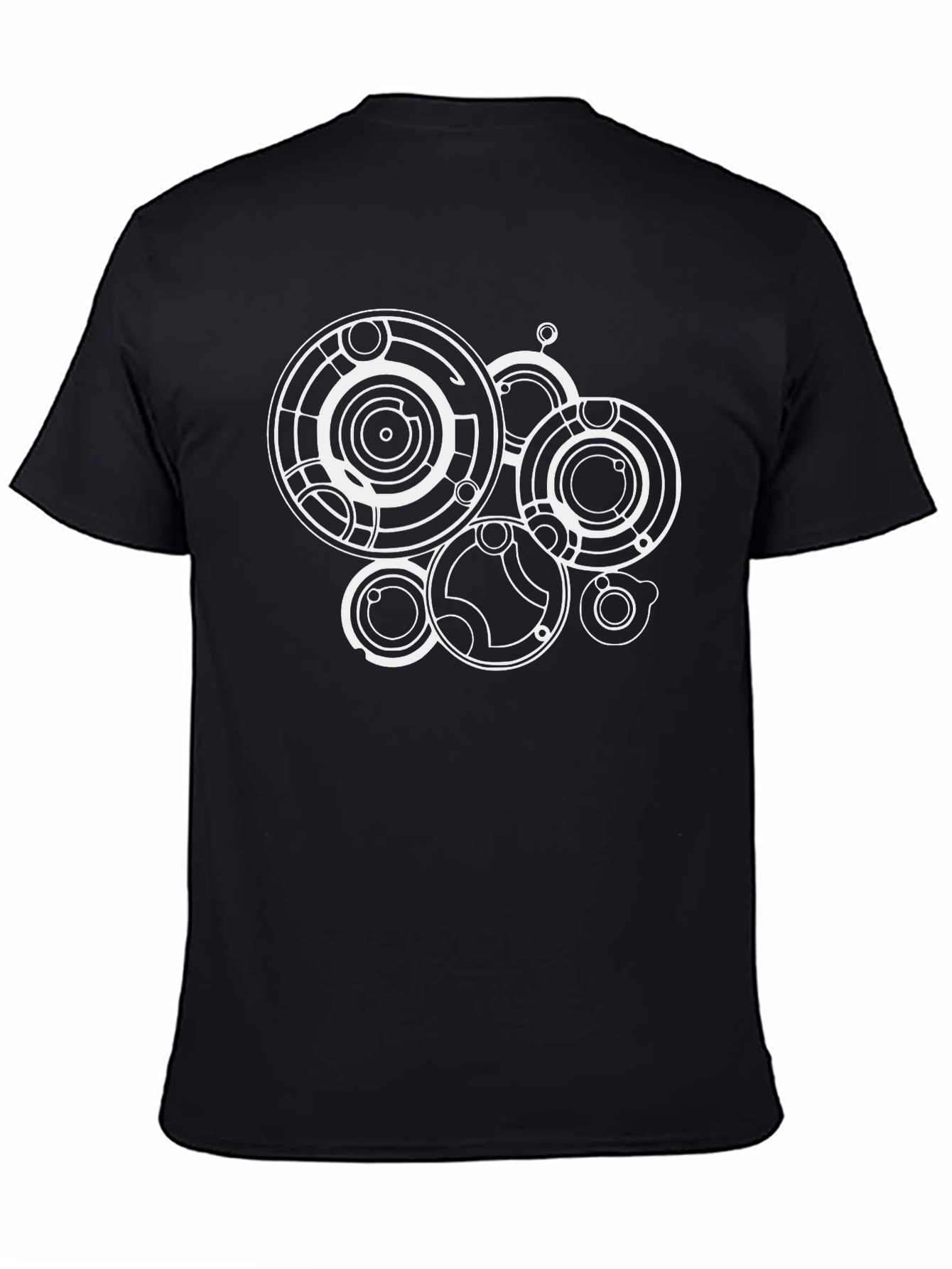 Dr. Who Inspired Gallifreyan T-Shirt - Black