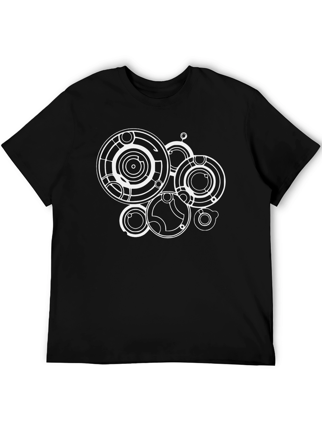 Dr. Who Inspired Gallifreyan T-Shirt - Black