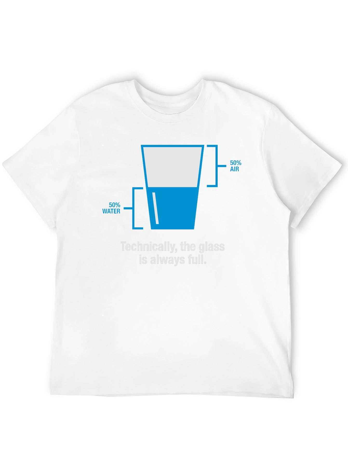 Funny Optimistic Glass Half Full T-Shirt