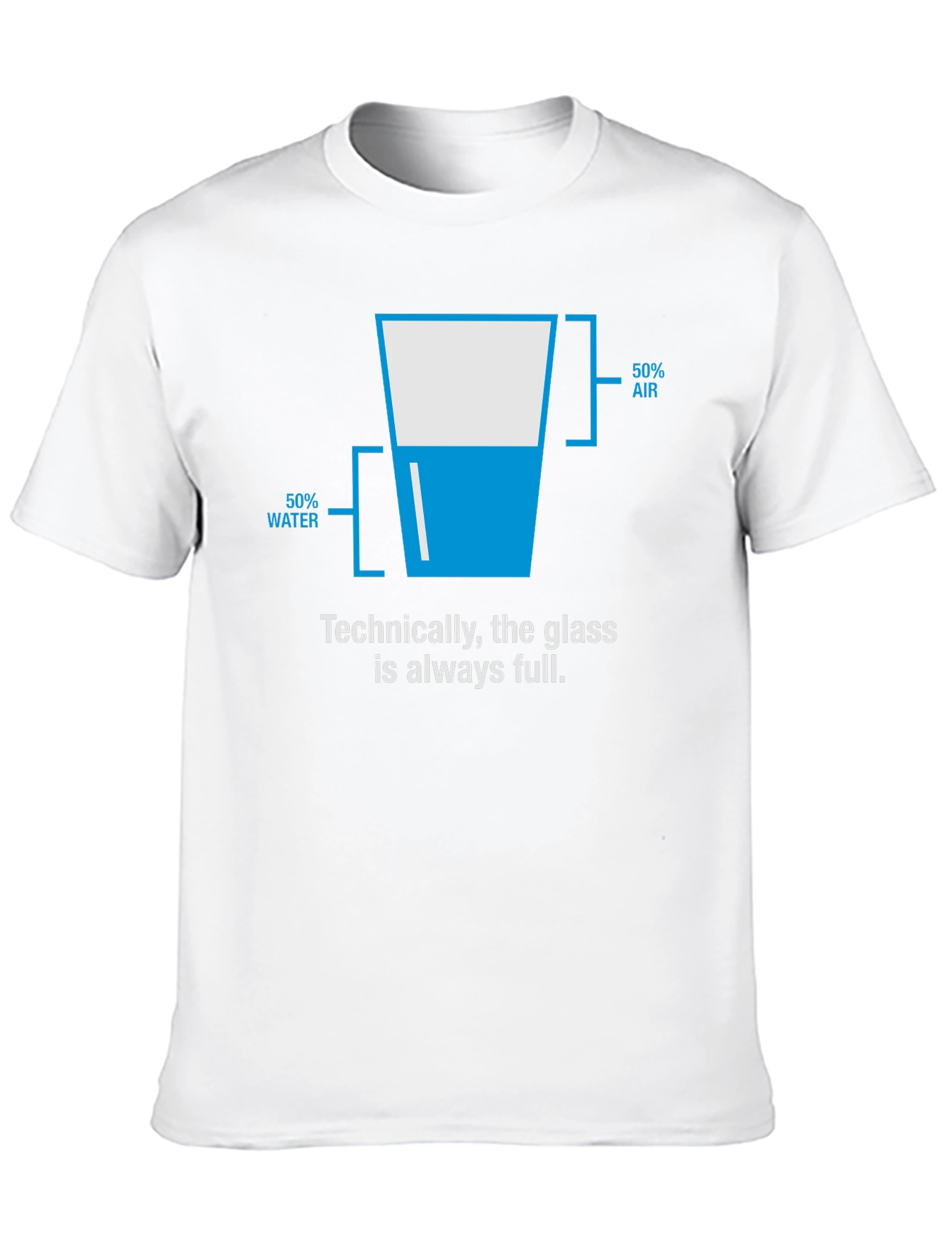 Funny Optimistic Glass Half Full T-Shirt