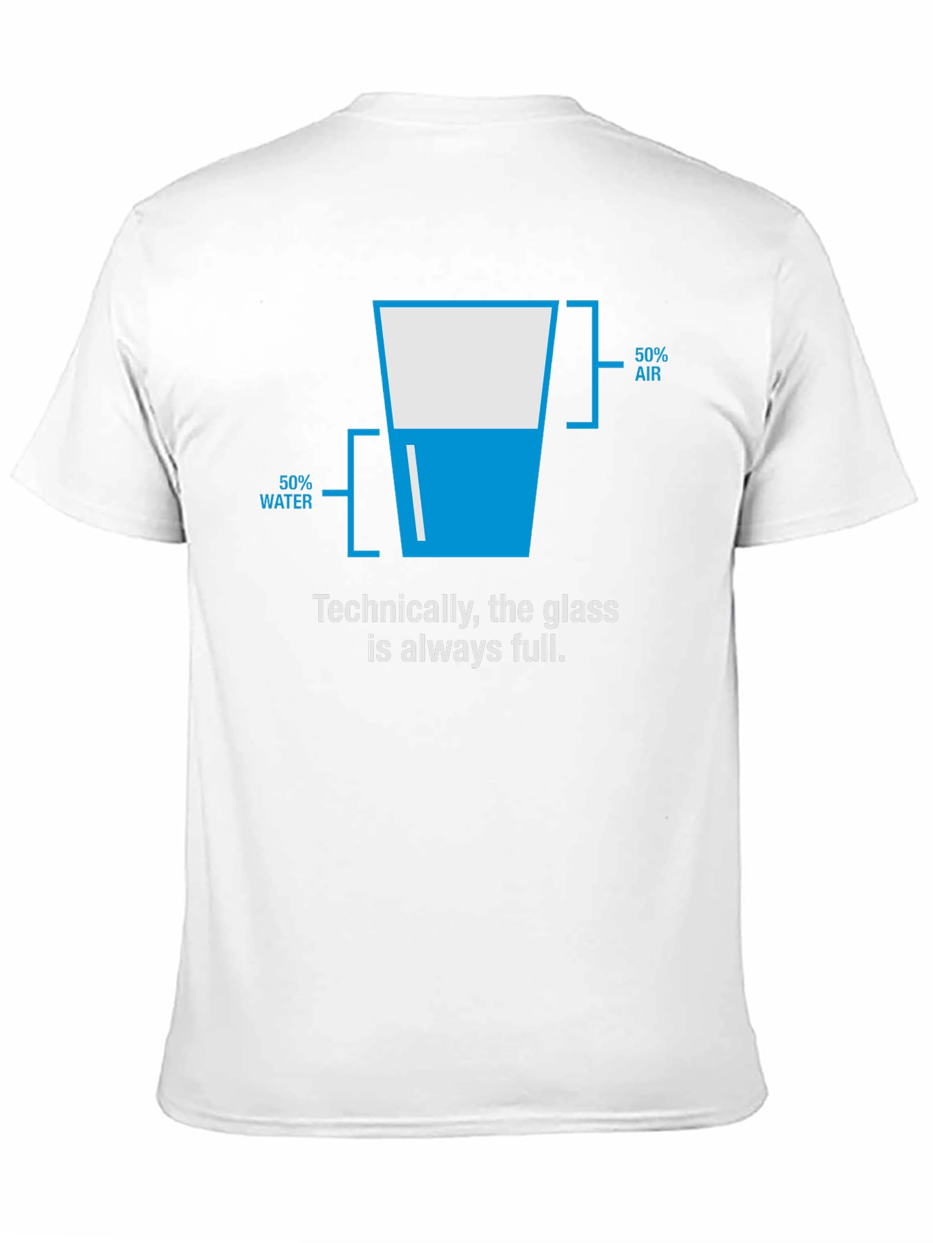 Funny Optimistic Glass Half Full T-Shirt