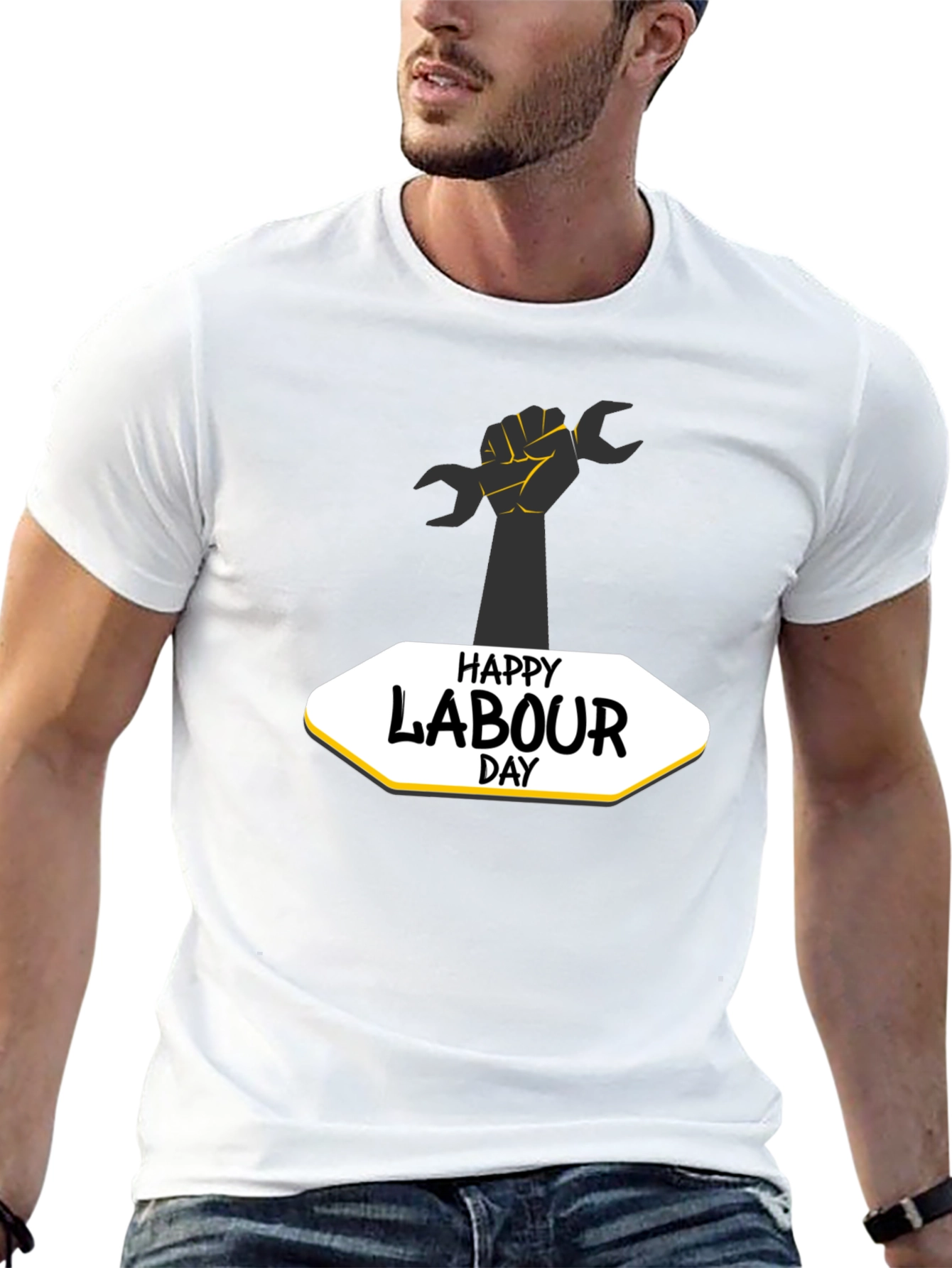 Happy Labour Day Graphic T-Shirt