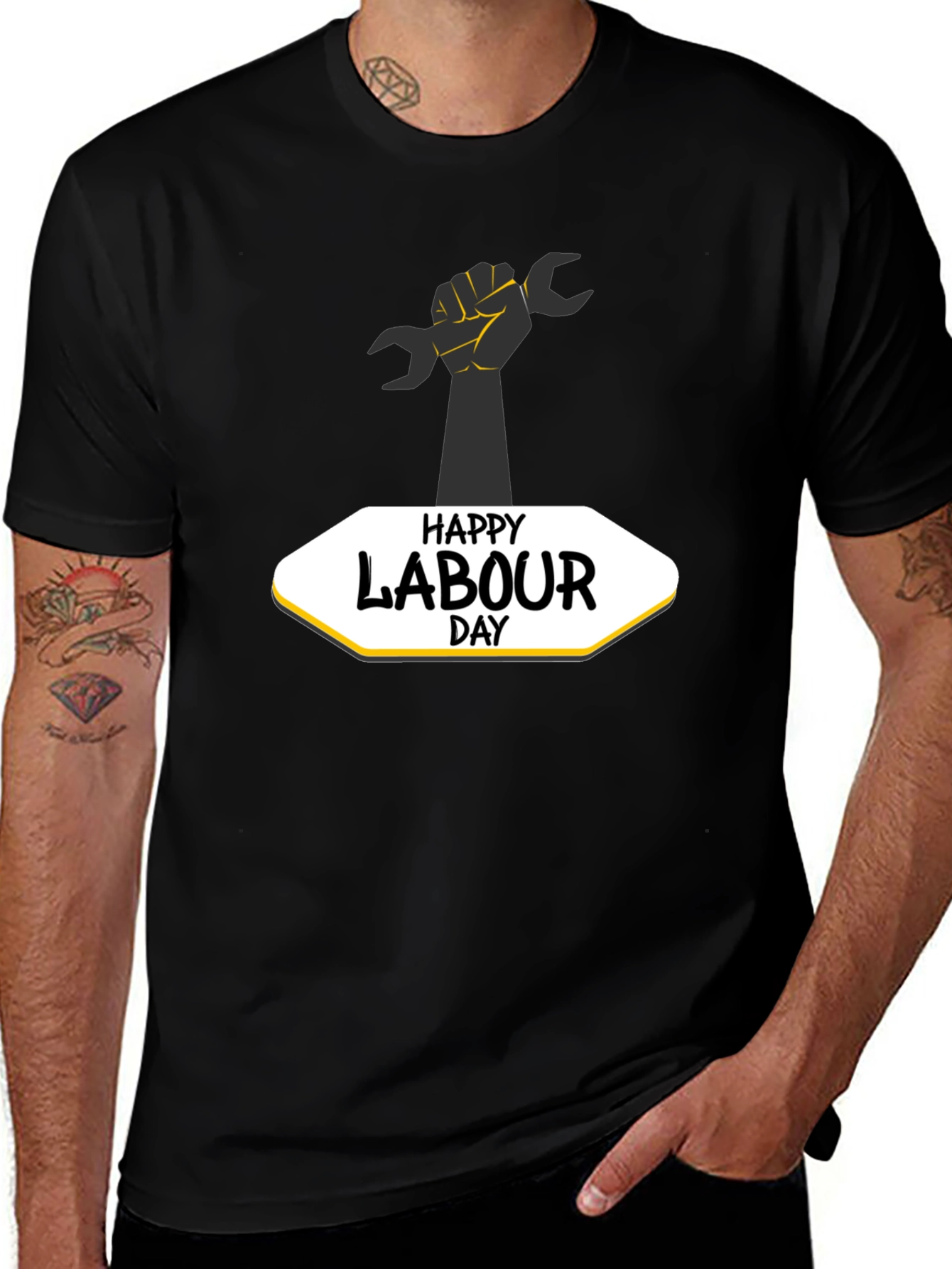 Happy Labour Day Graphic T-Shirt