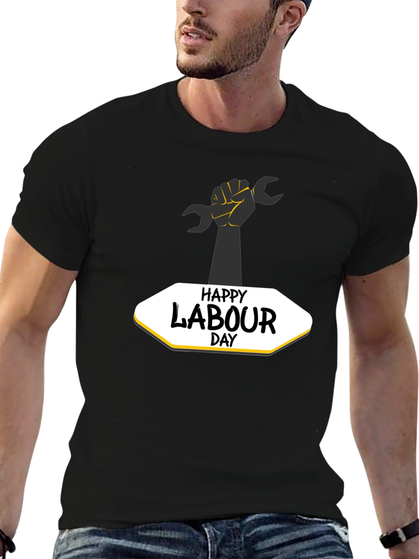 Happy Labour Day Graphic T-Shirt