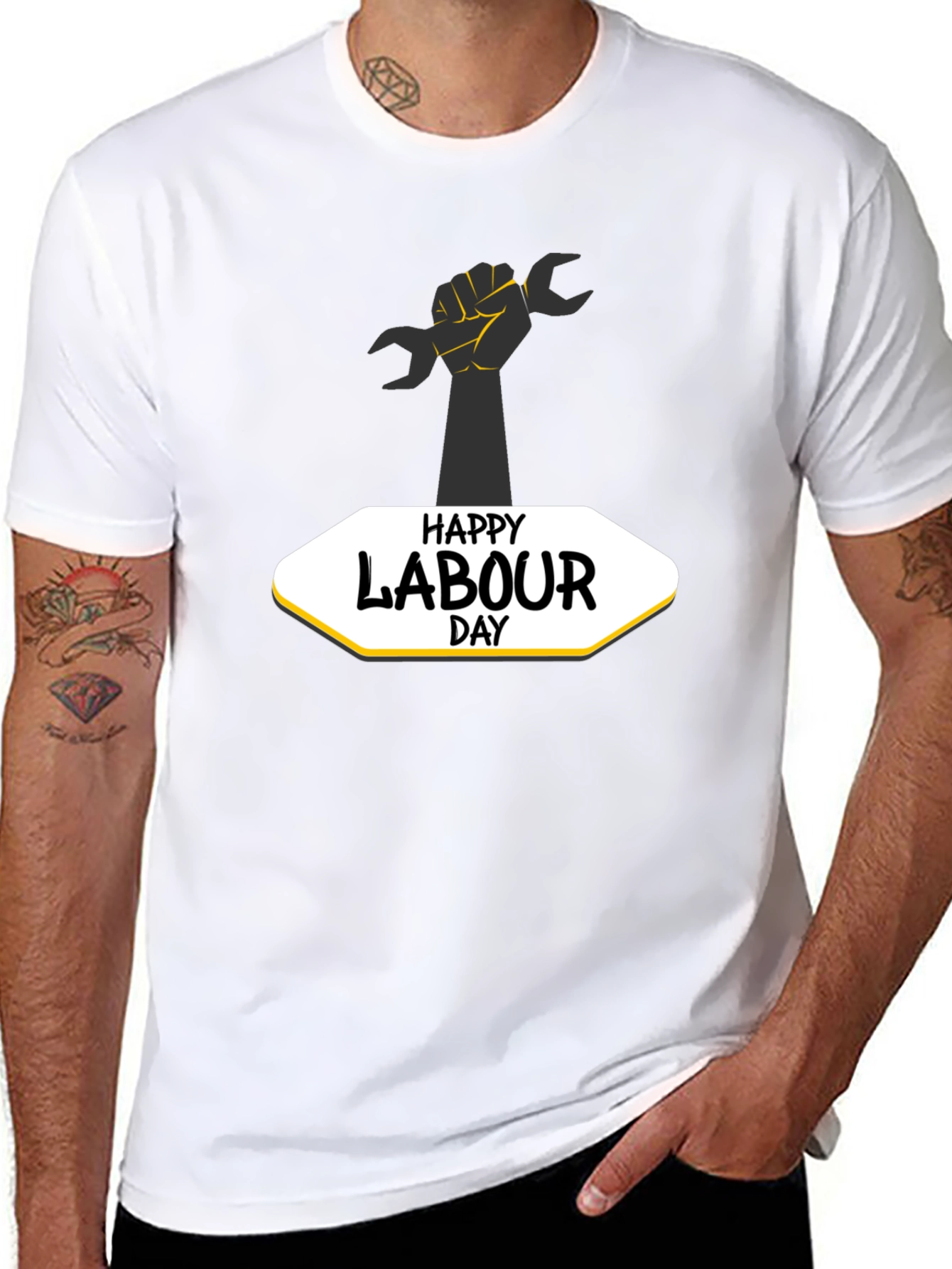 Happy Labour Day Graphic T-Shirt