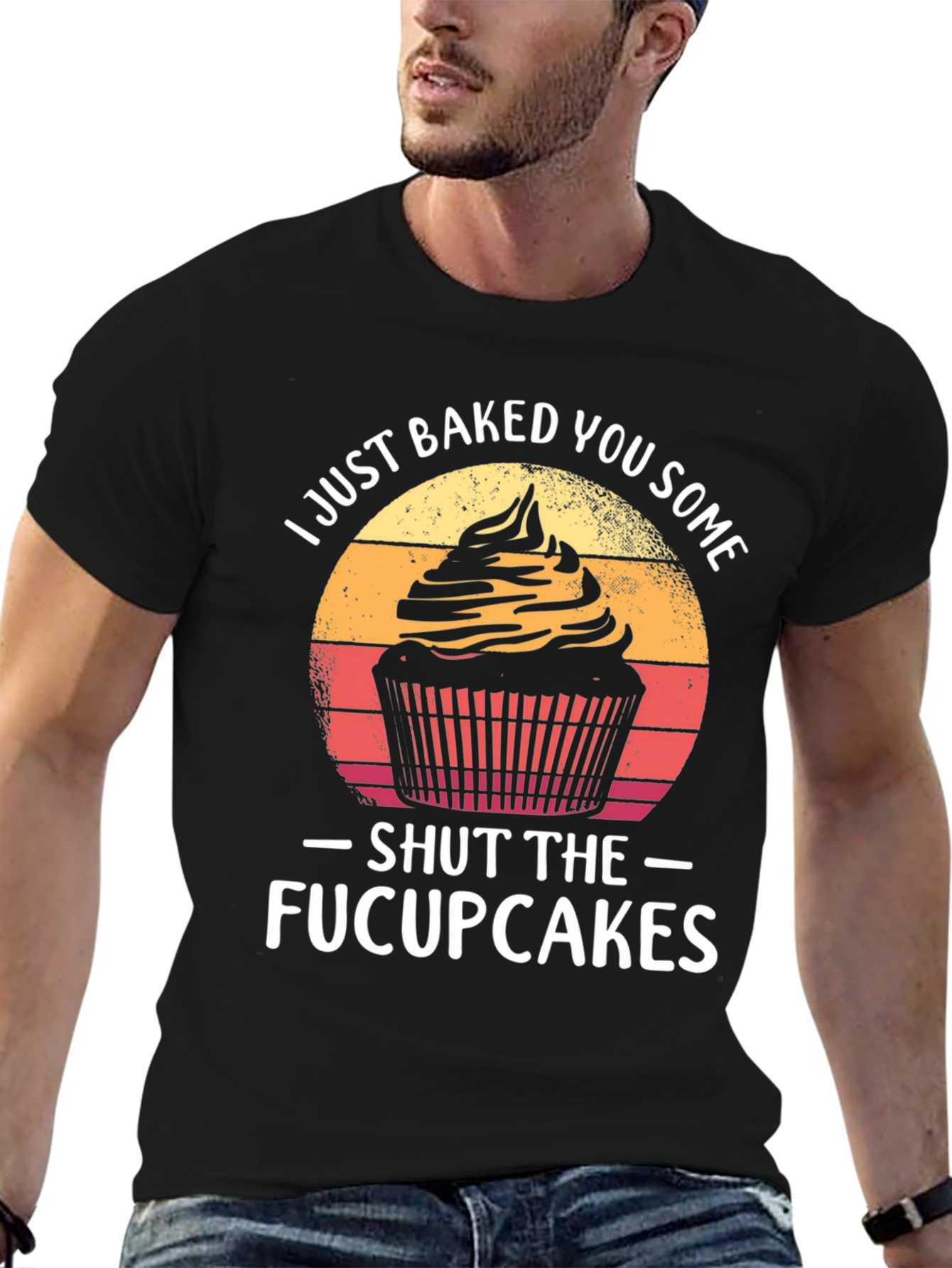 Funny Cupcake T-Shirt - Shut the Fucupcakes Graphic Tee