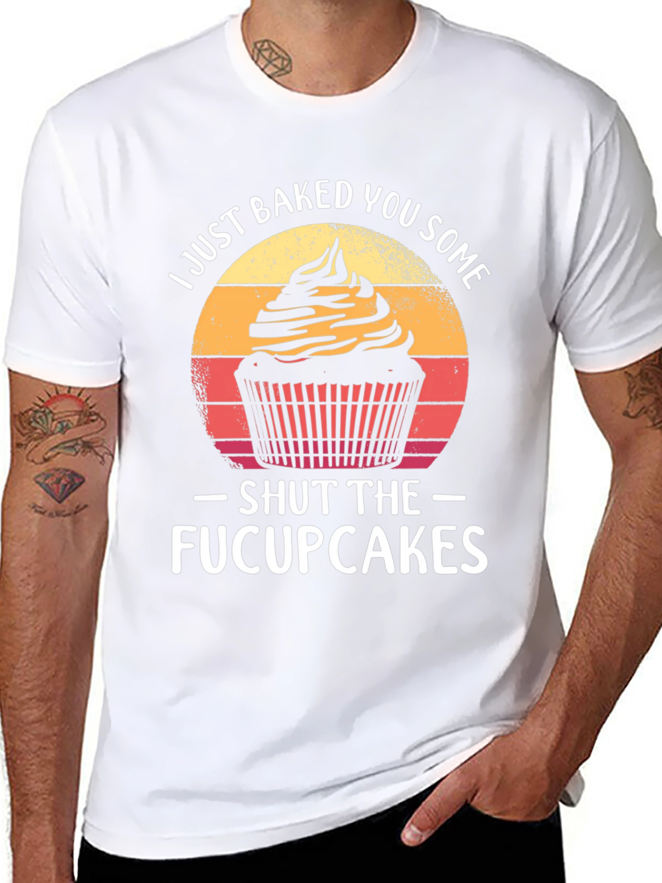 Funny Cupcake T-Shirt - Shut the Fucupcakes Graphic Tee