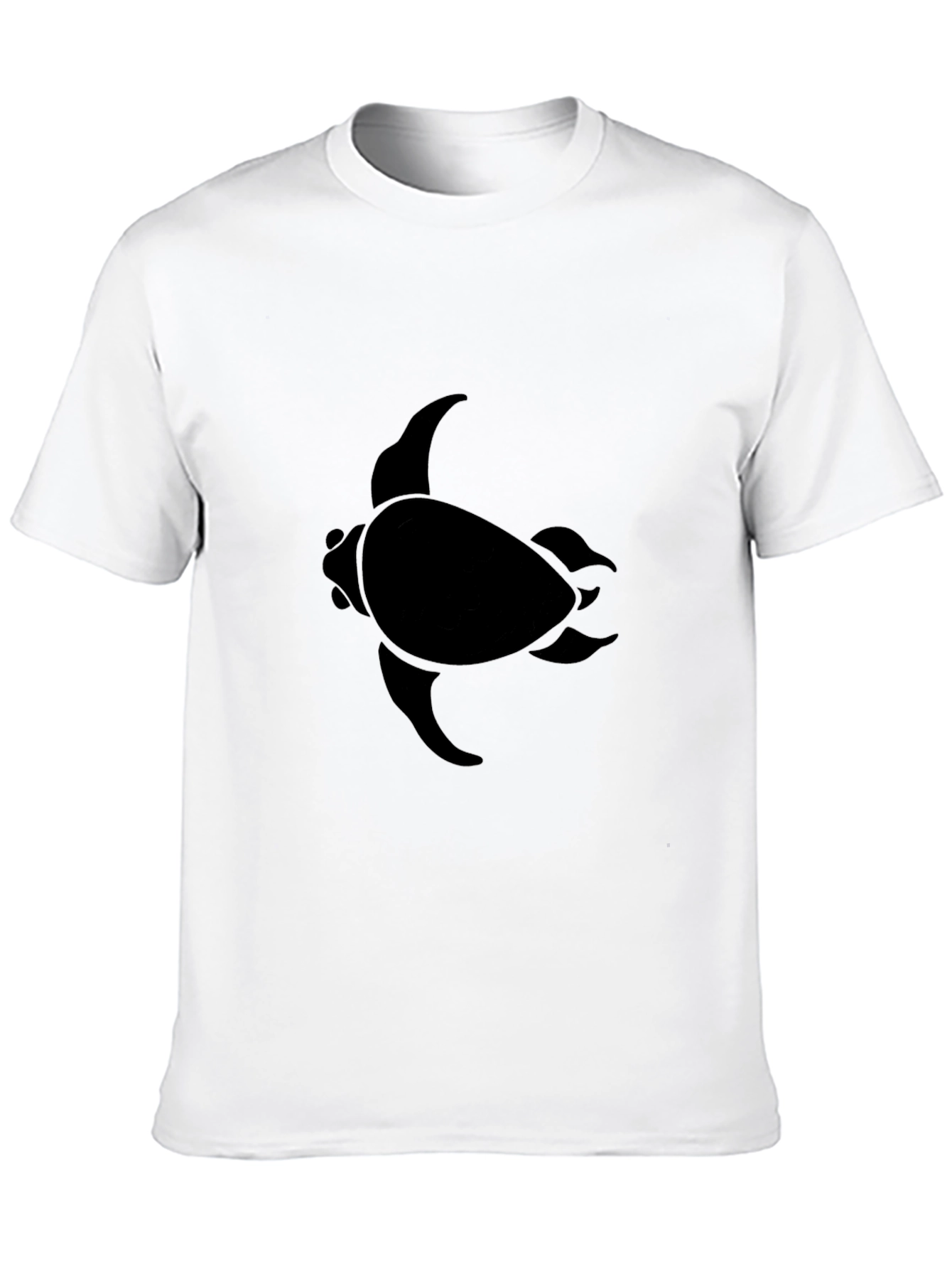 Black Turtle Graphic Tee - Casual Comfort