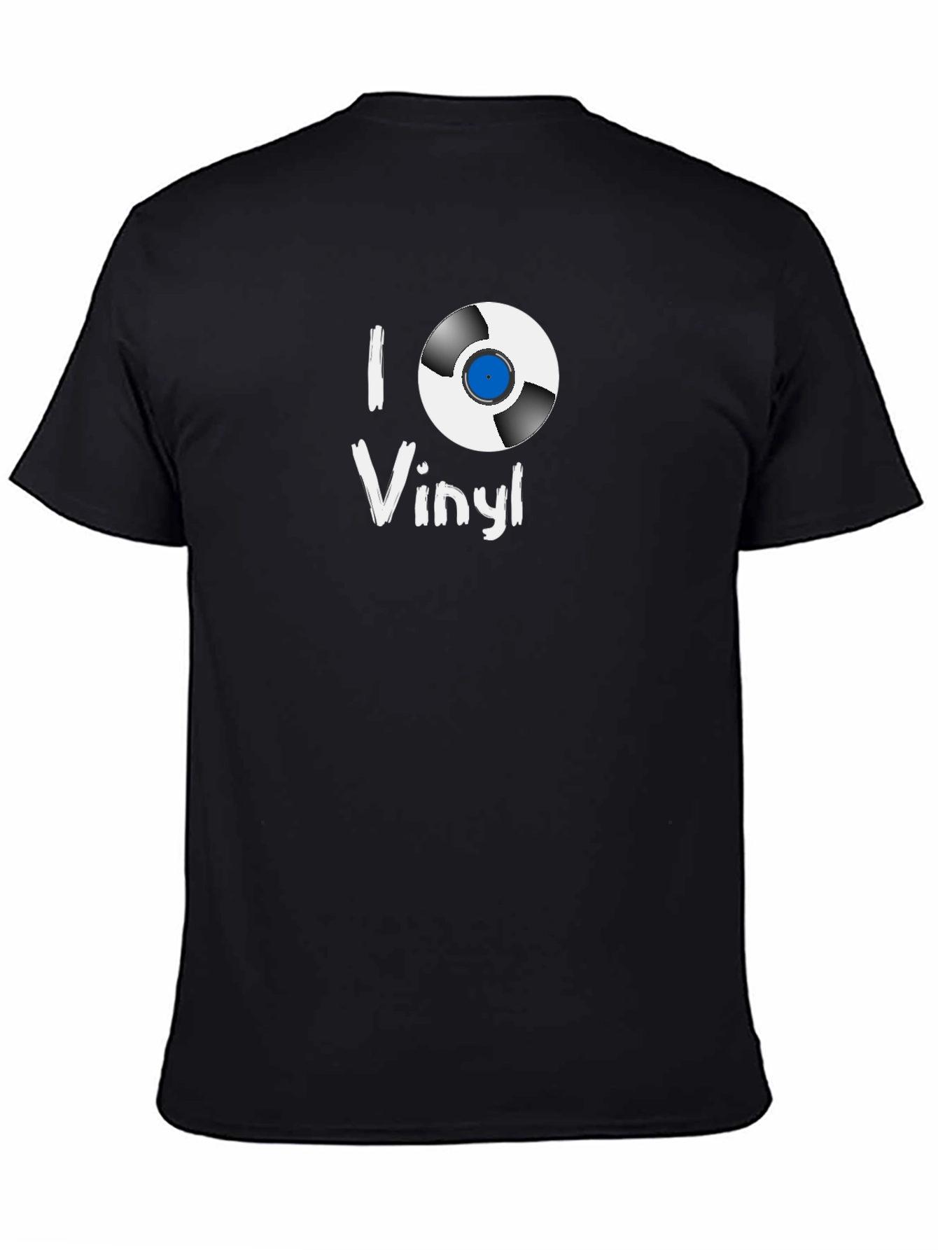 I Love Vinyl Black T-Shirt