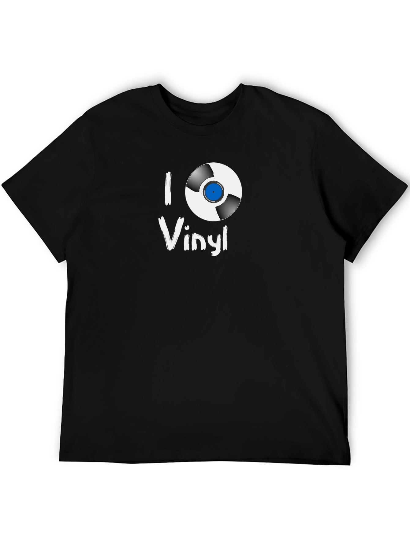 I Love Vinyl Black T-Shirt