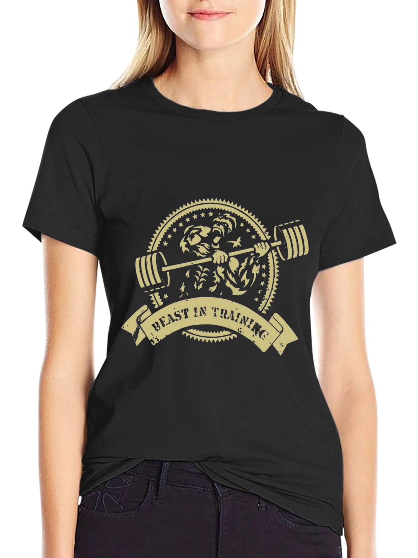Beast in Training Graphic Tee - Black