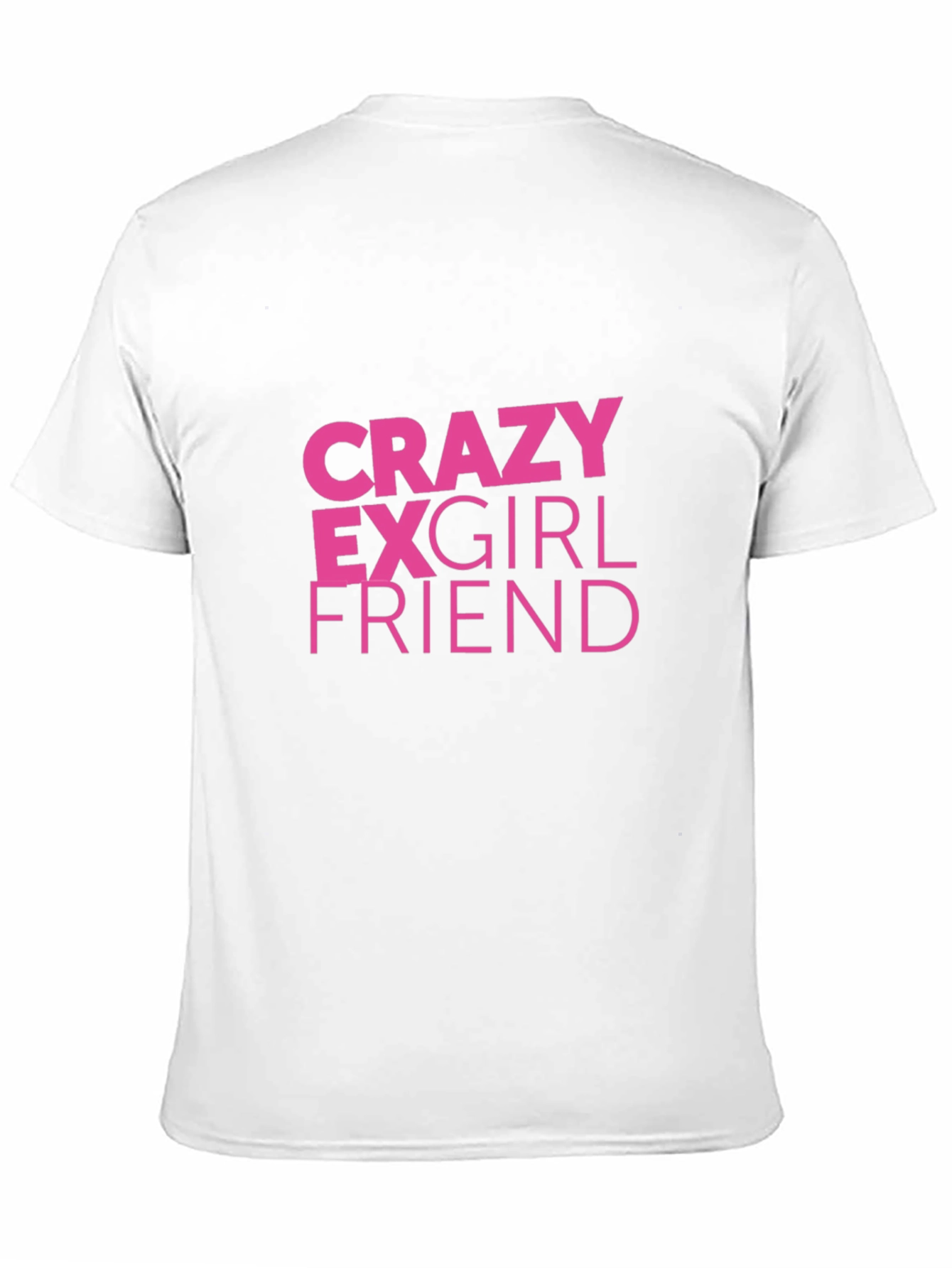 Crazy Ex-Girlfriend Pink Graphic Black T-Shirt