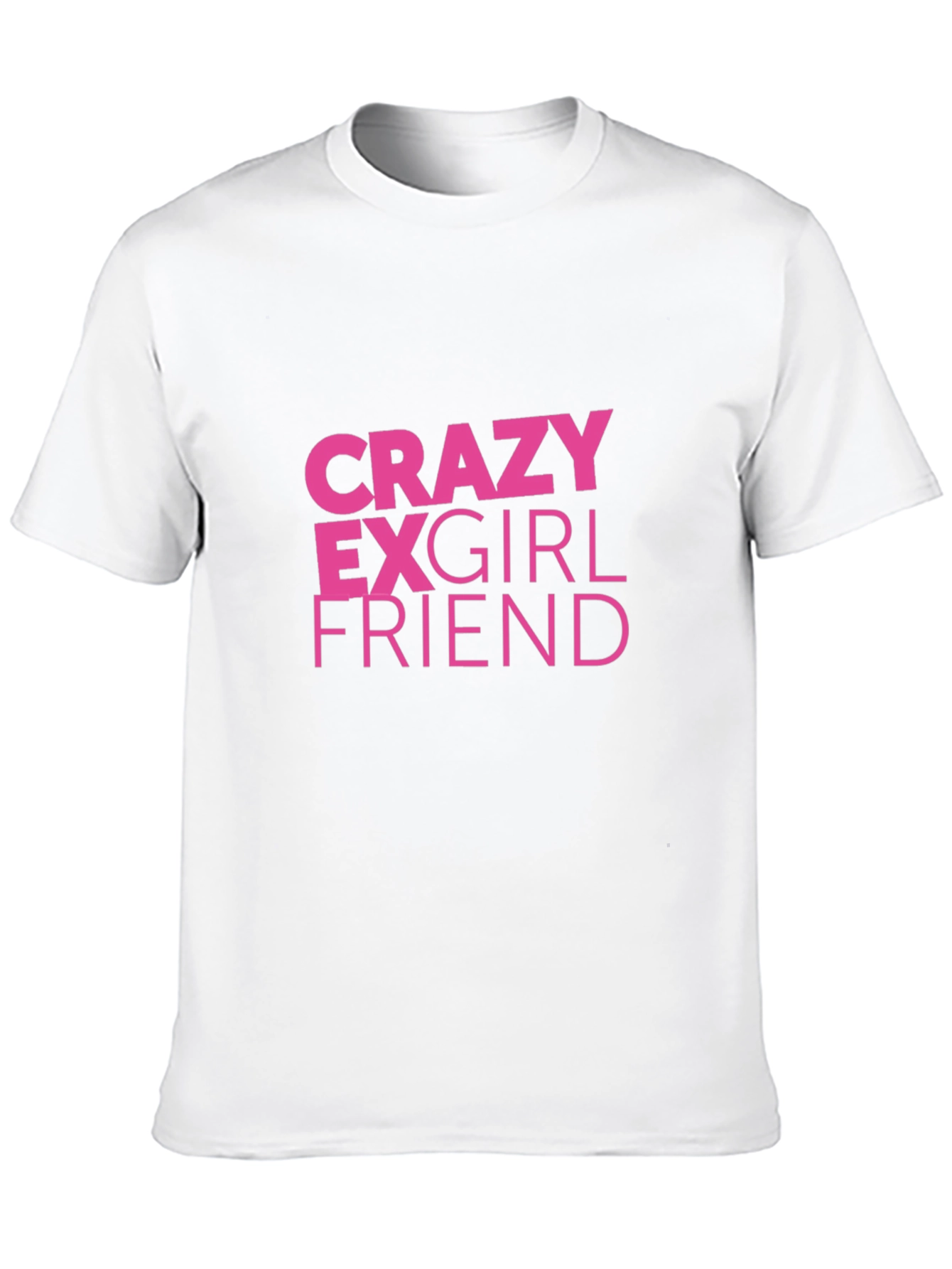 Crazy Ex-Girlfriend Pink Graphic Black T-Shirt