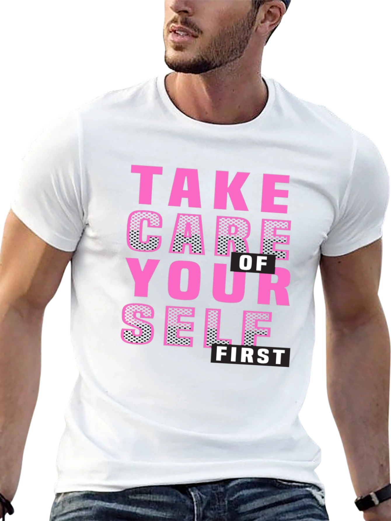 Take Care of Yourself First Black T-Shirt