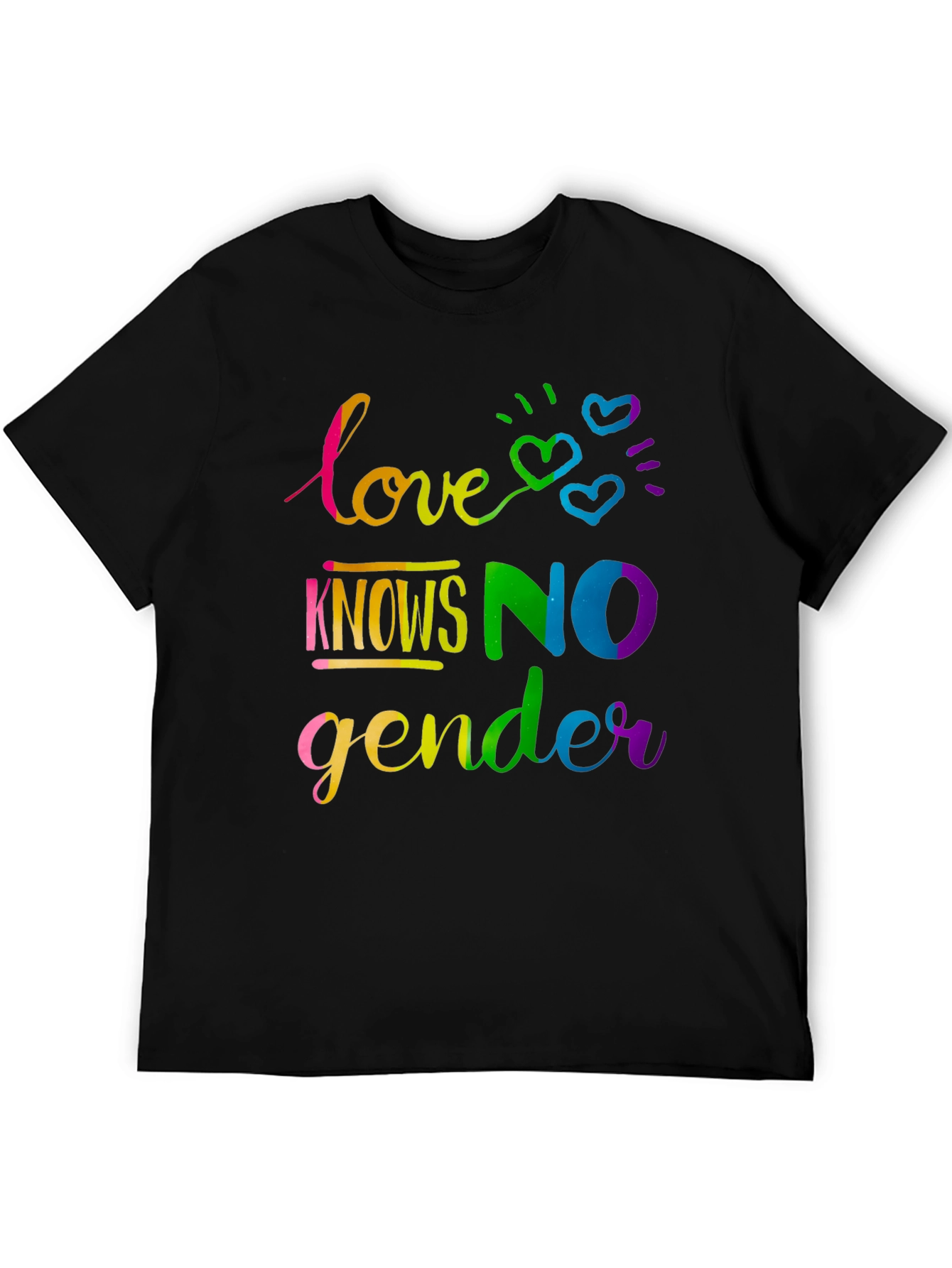 Love Knows No Gender Rainbow T-Shirt