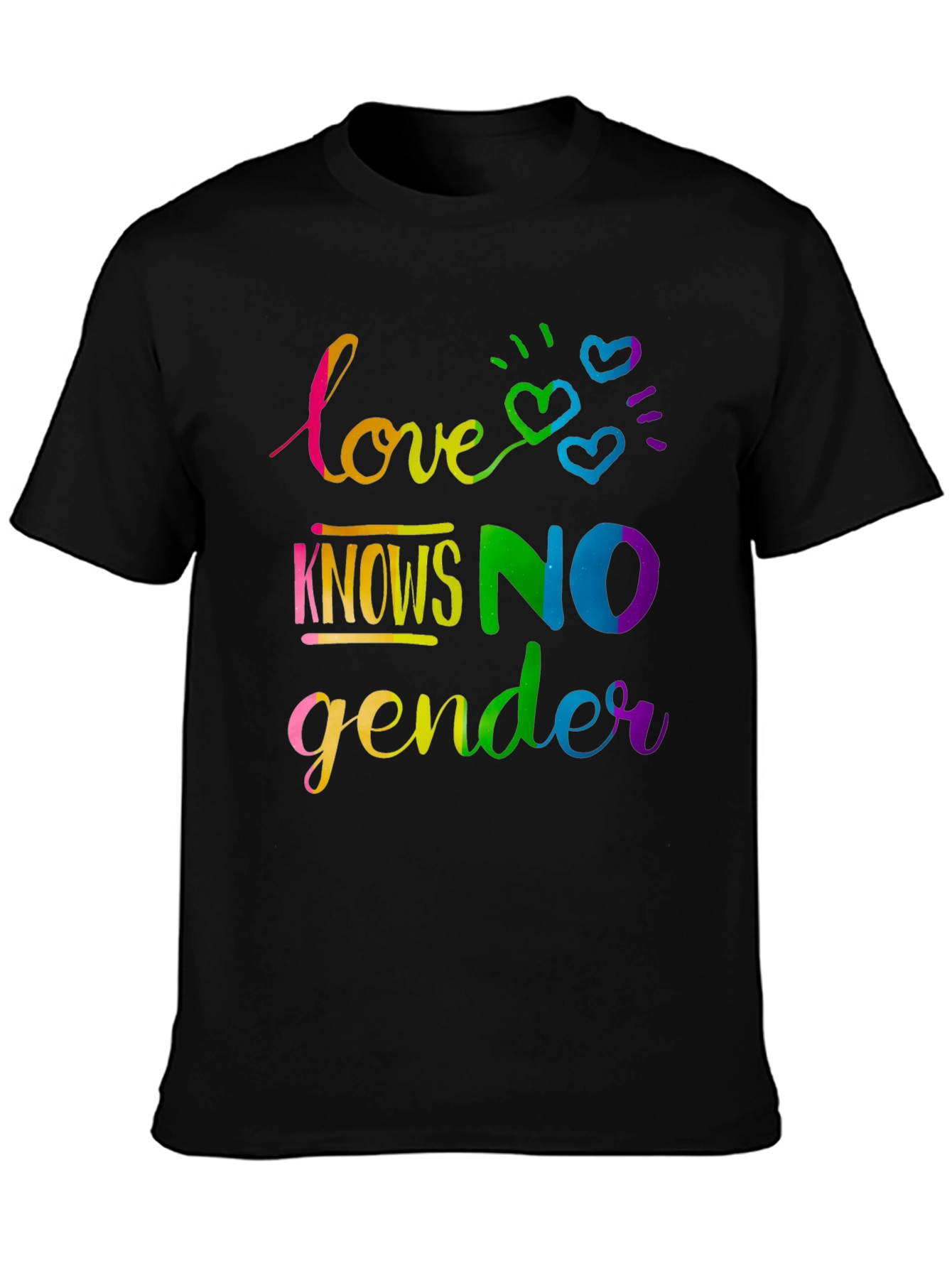Love Knows No Gender Rainbow T-Shirt