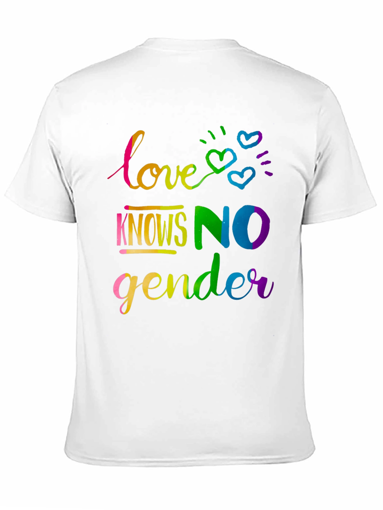 Love Knows No Gender Rainbow T-Shirt