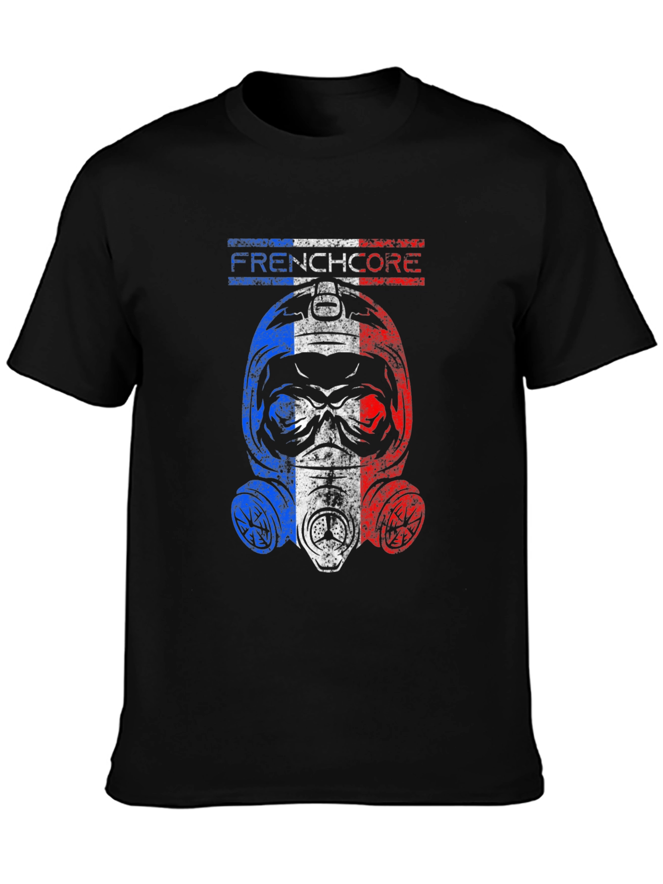 Frenchcore Gas Mask T-Shirt - Black