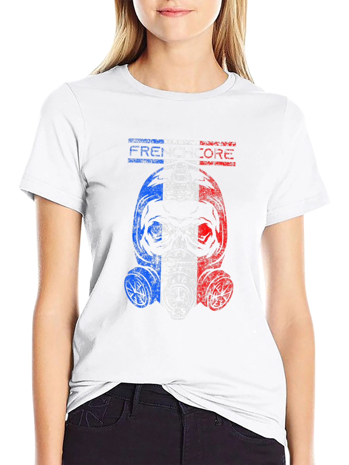Frenchcore Gas Mask T-Shirt - Black