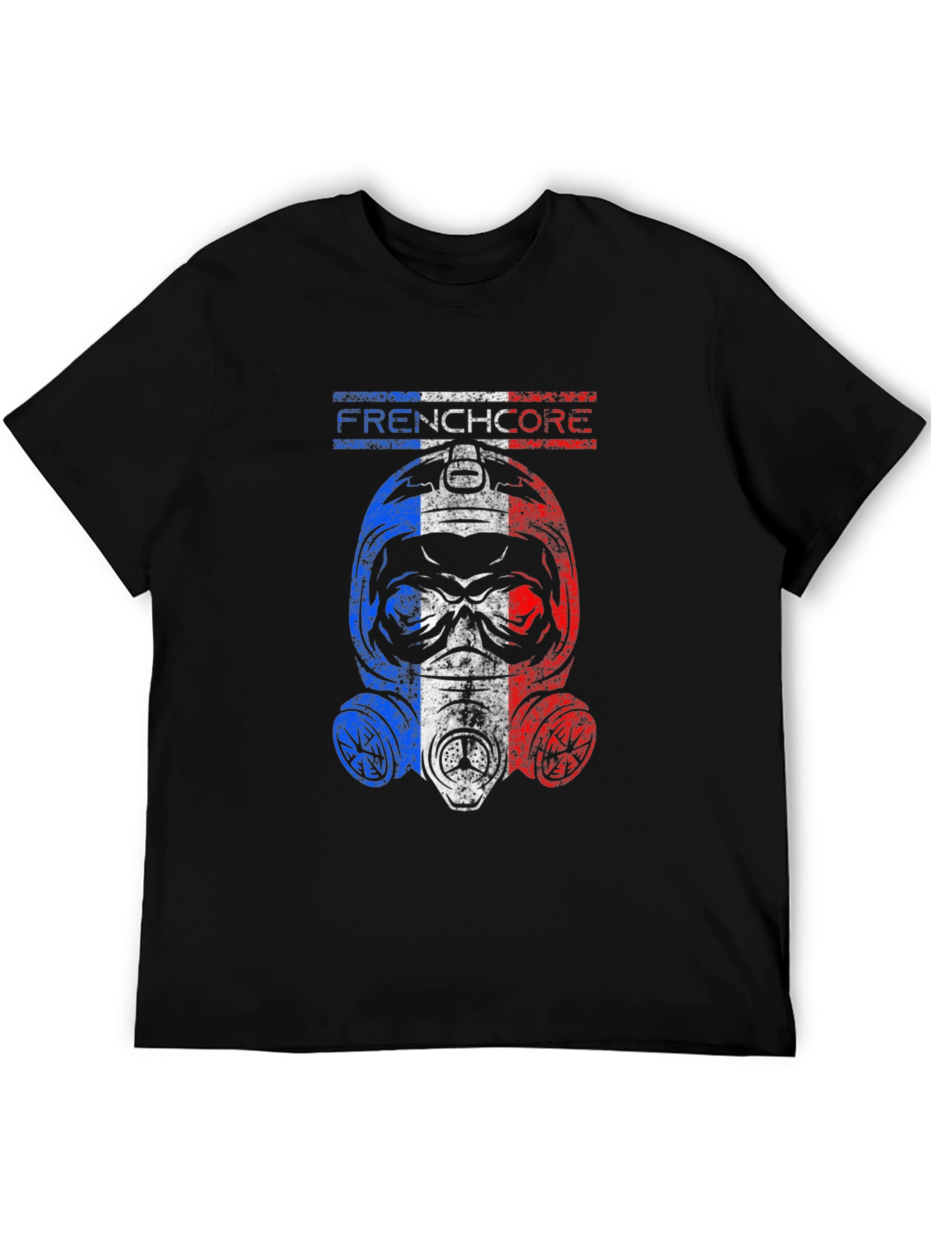 Frenchcore Gas Mask T-Shirt - Black