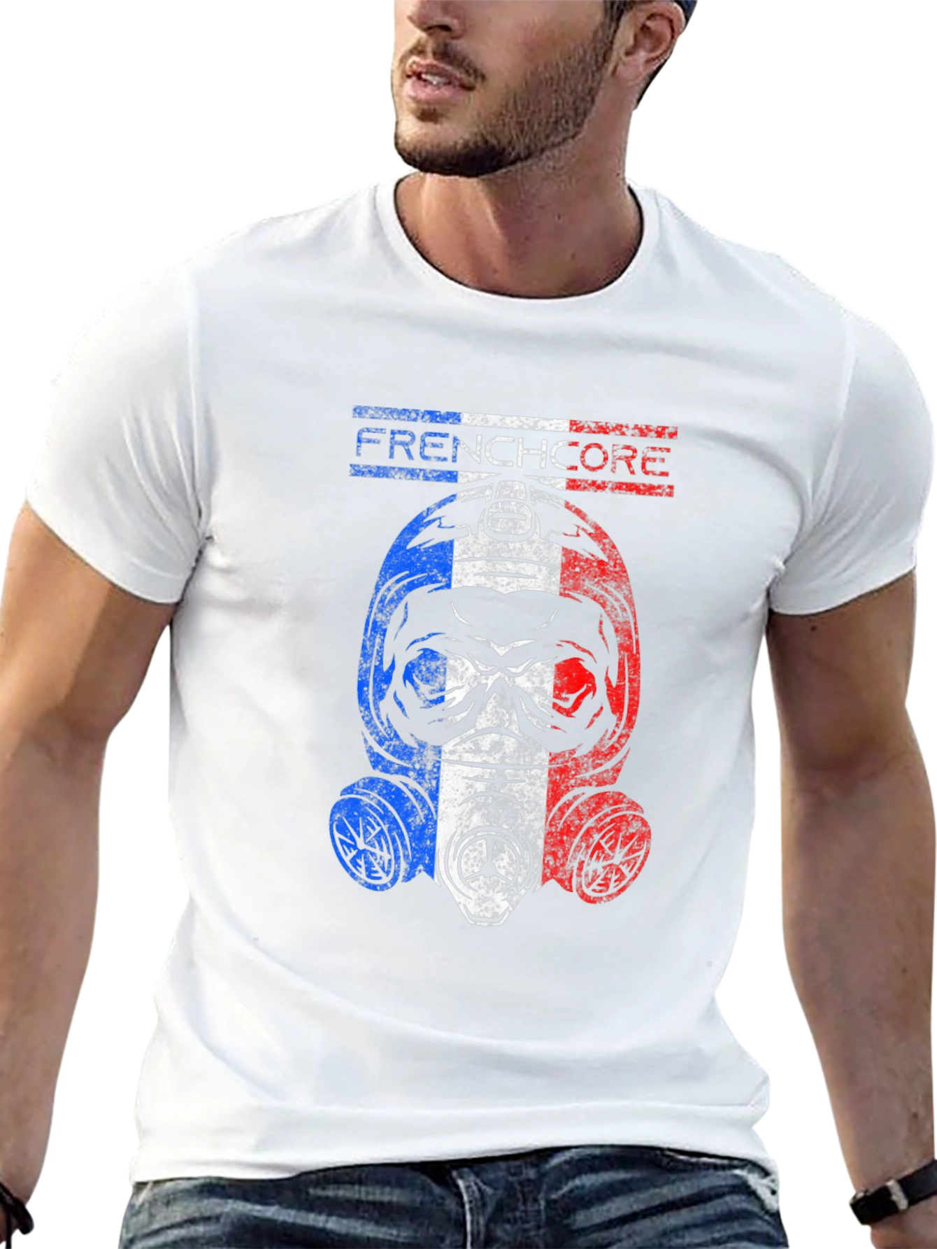Frenchcore Gas Mask T-Shirt - Black