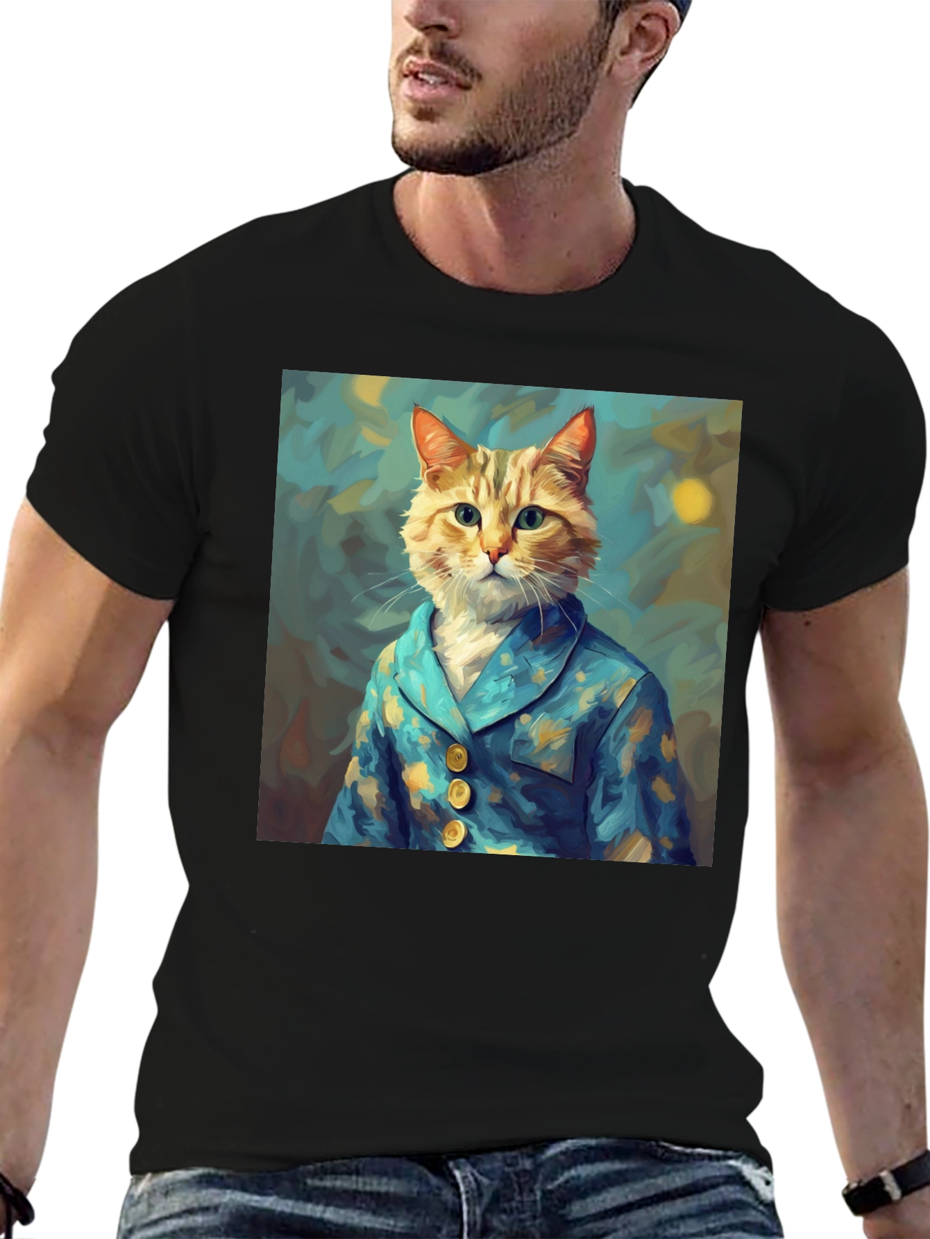 Cat in Pajamas Graphic Tee