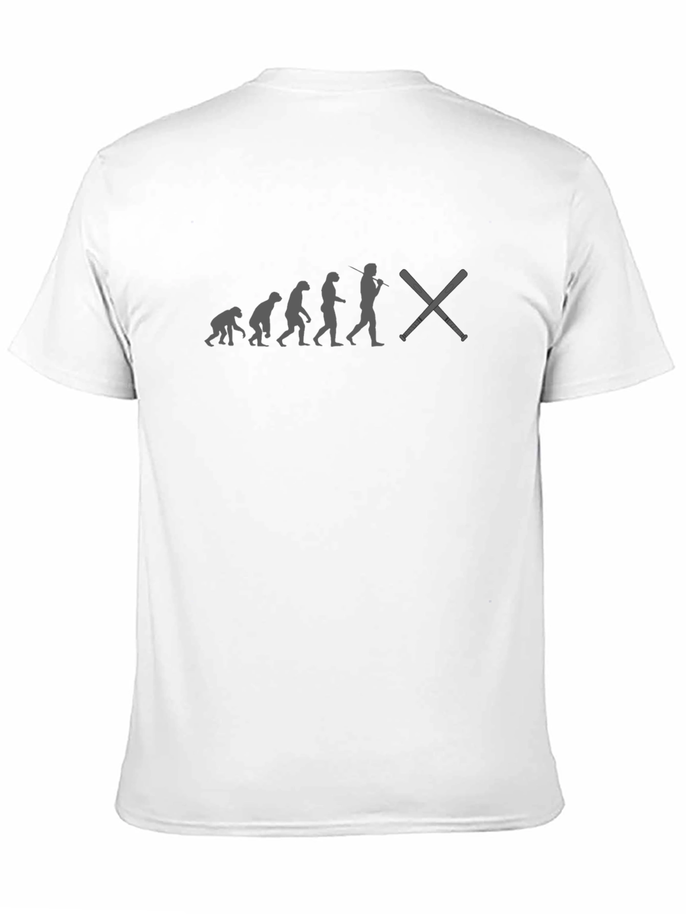 Evolution of Baseball Black T-Shirt