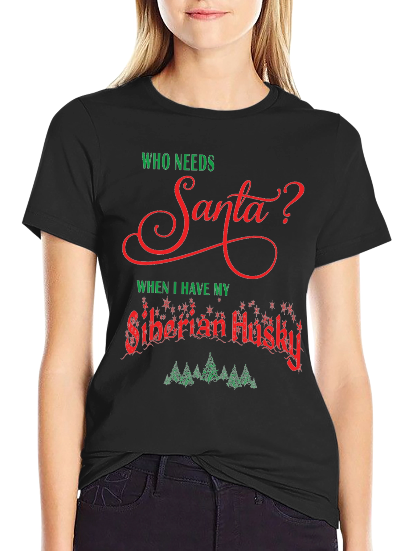 Who Needs Santa? Siberian Husky T-Shirt
