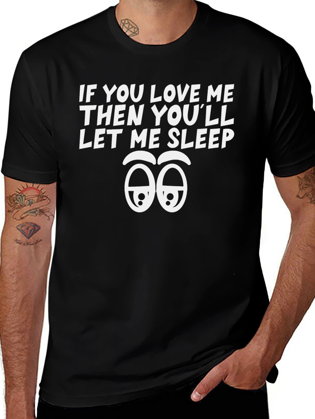 Funny Sleepy Eyes T-Shirt