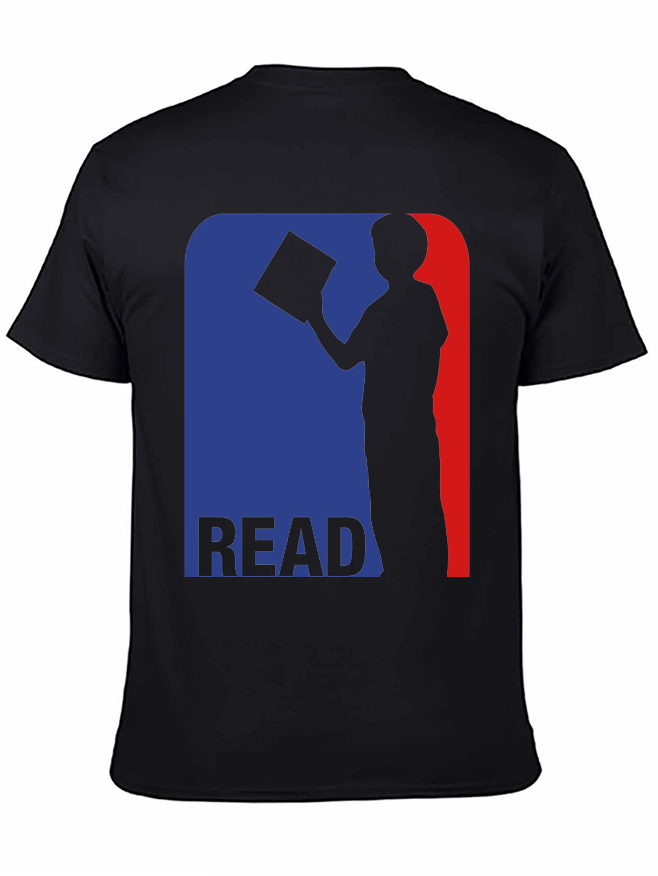 Read Black Graphic Tee Novelty Reading Shirt