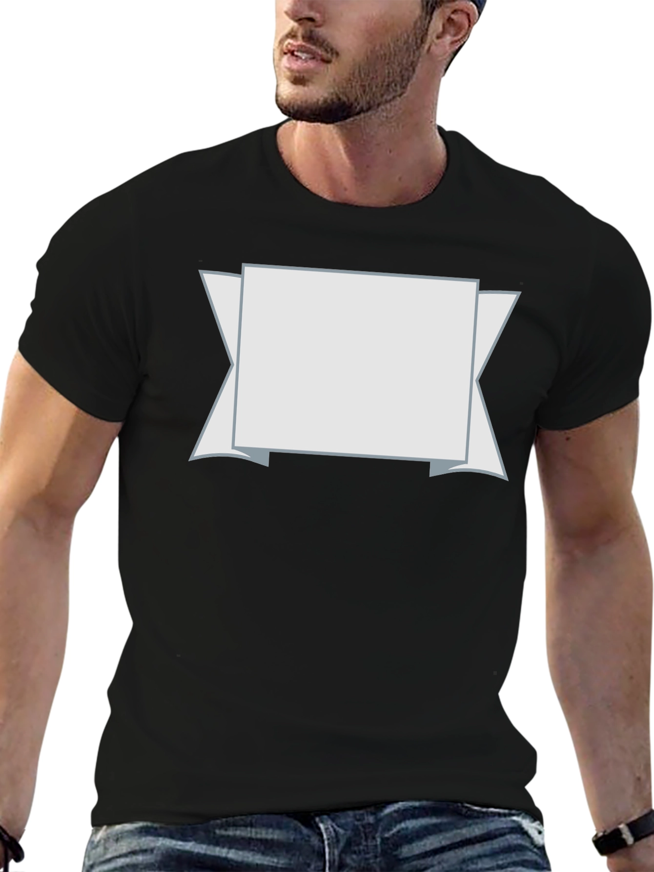 Customizable Banner Graphic T-Shirt