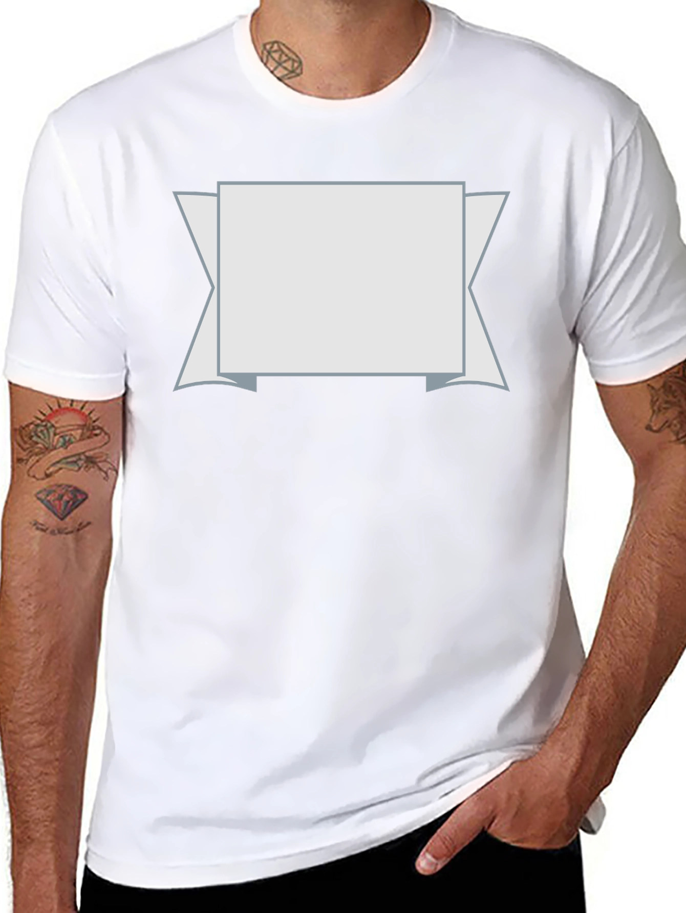 Customizable Banner Graphic T-Shirt