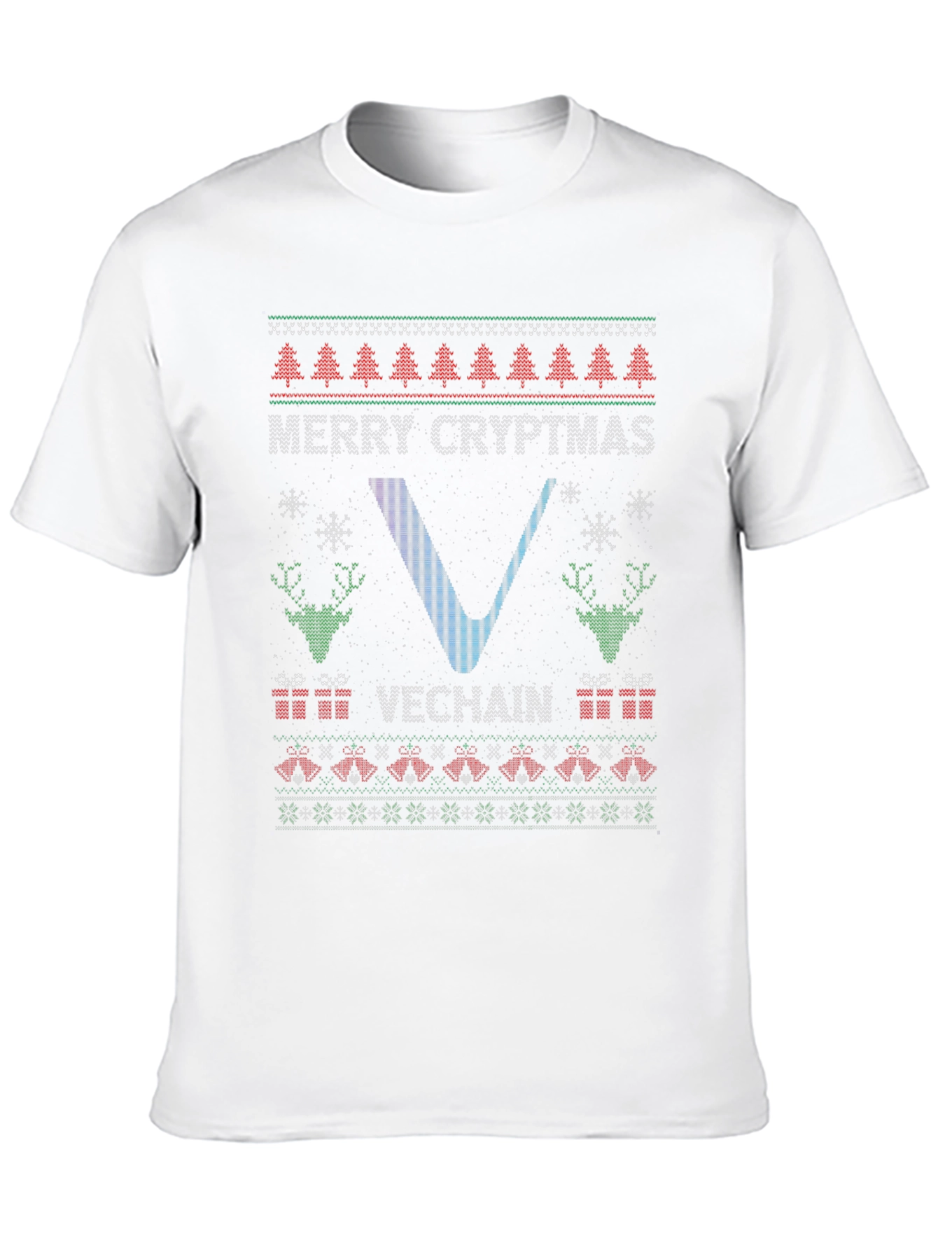 Merry Cryptmas VeChain Holiday Sweater T-Shirt