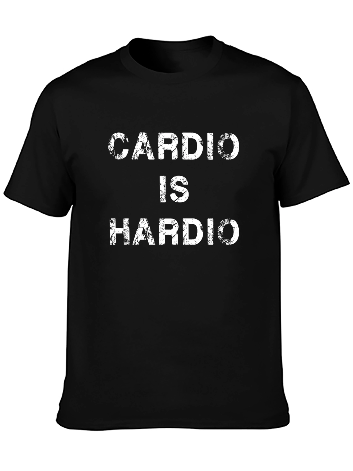 Cardio is Hardio Funny Workout T-Shirt
