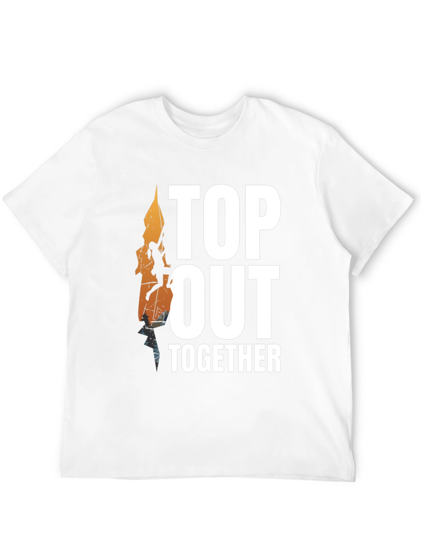 Top Out Together Rock Climbing T-Shirt