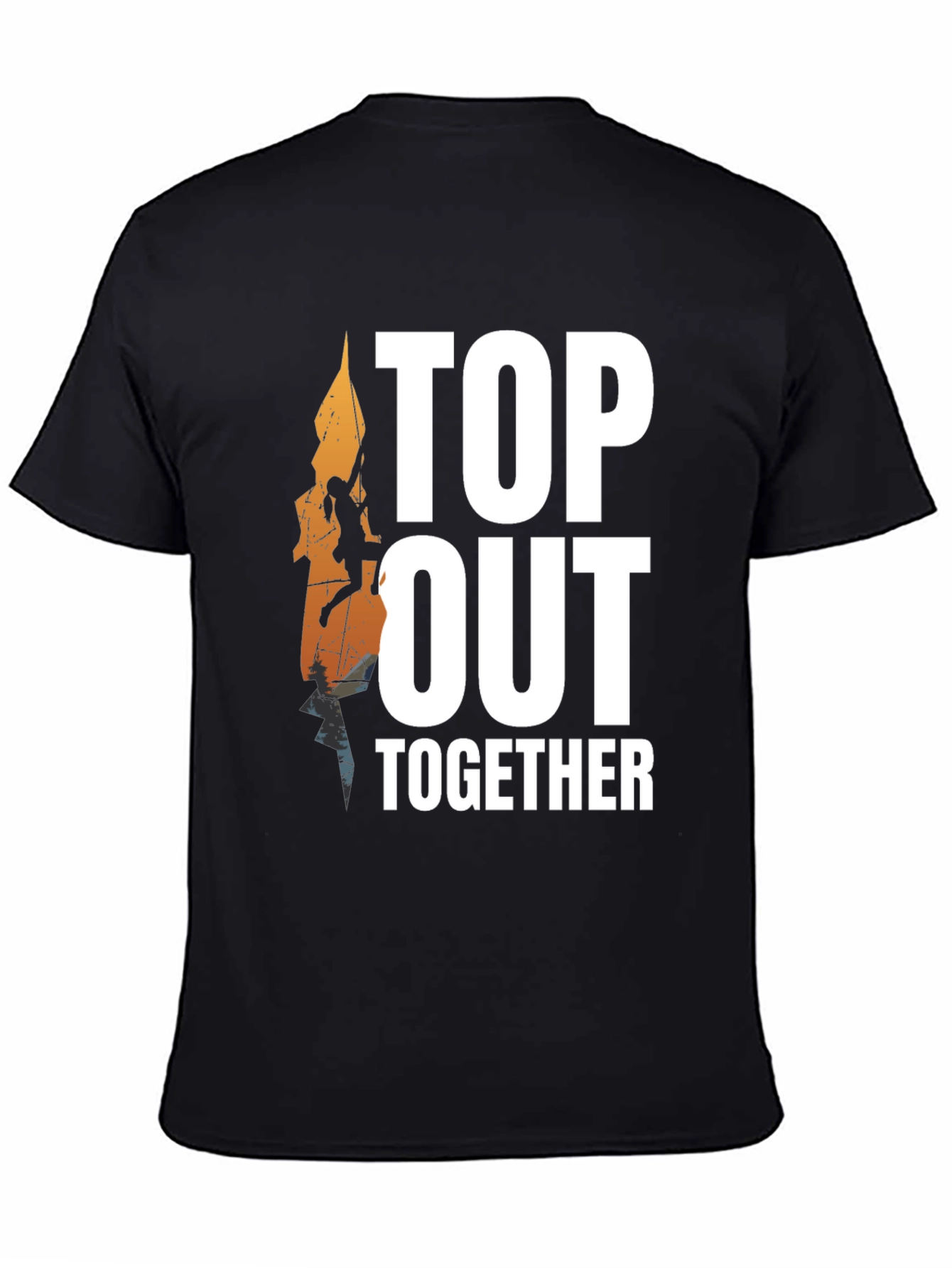 Top Out Together Rock Climbing T-Shirt