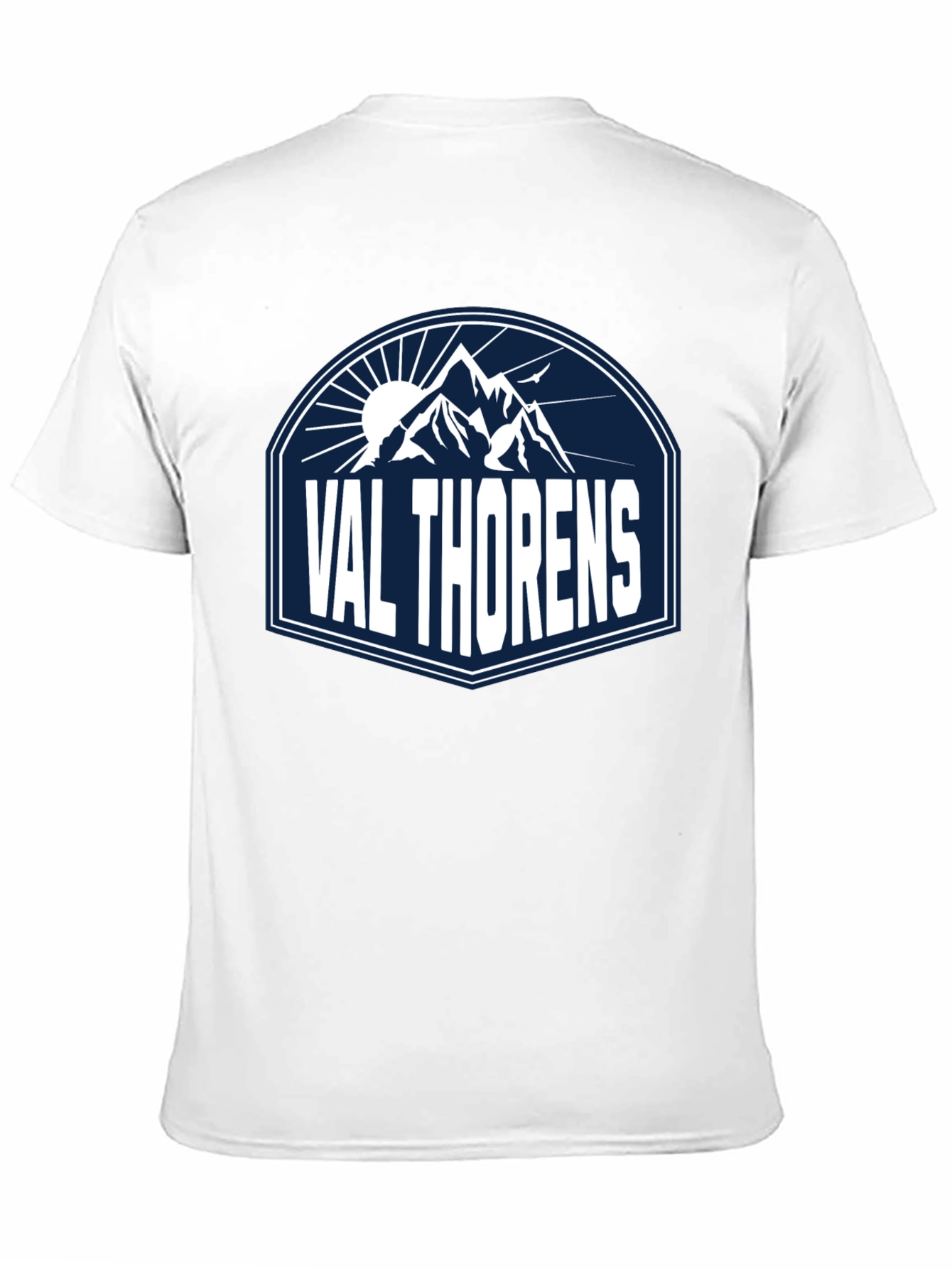 Val Thorens Mountain Graphic Tee - Black