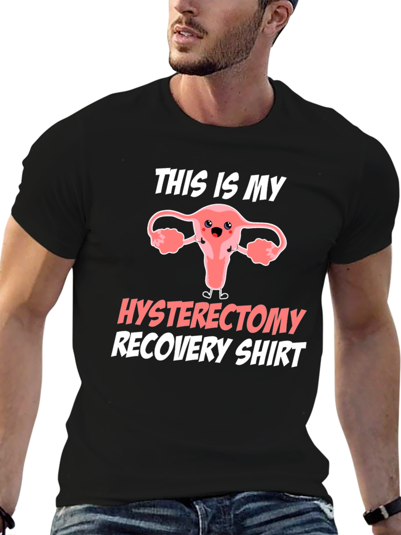 Hysterectomy Recovery T-Shirt Funny Uterus Tee
