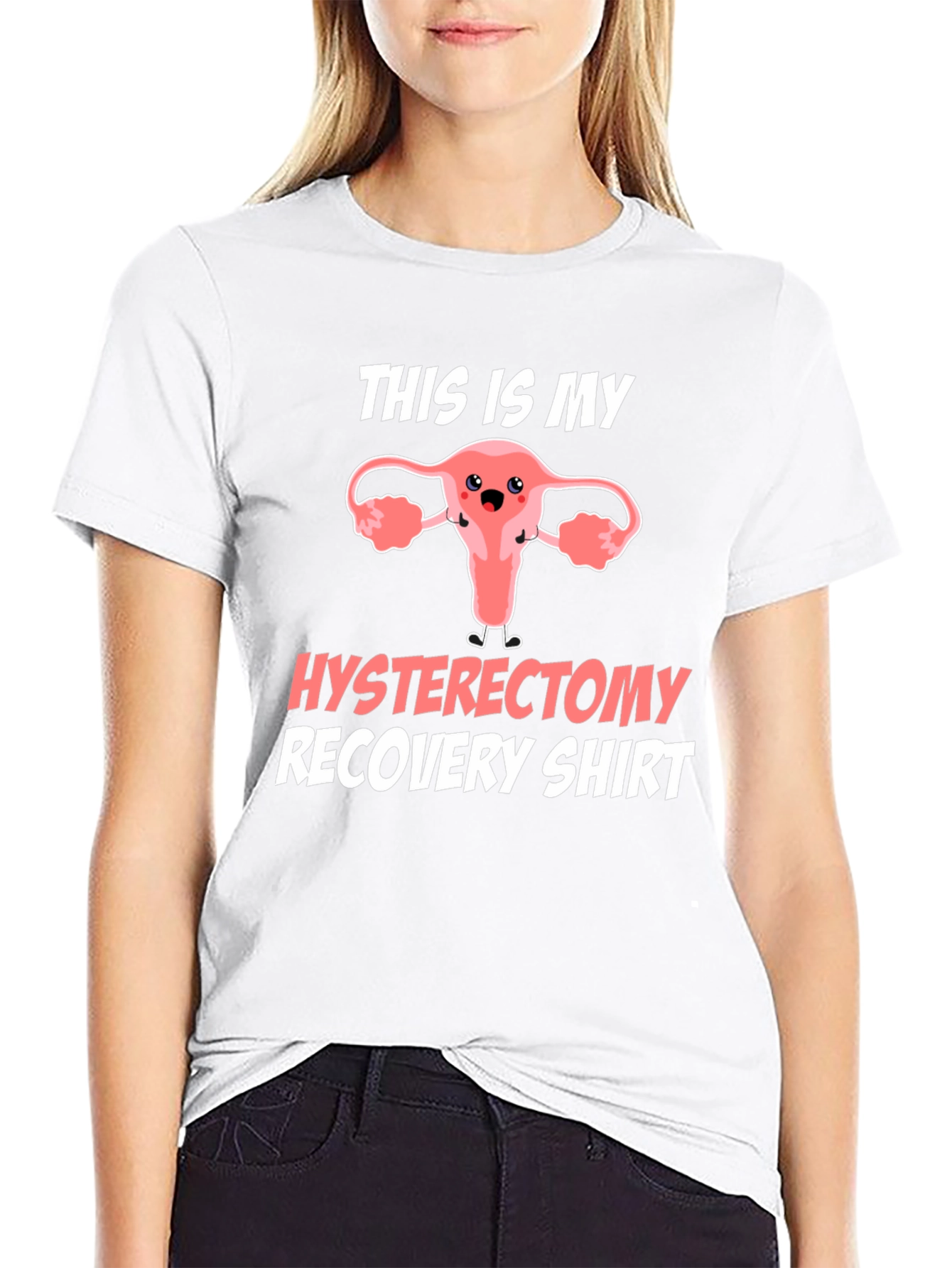Hysterectomy Recovery T-Shirt Funny Uterus Tee